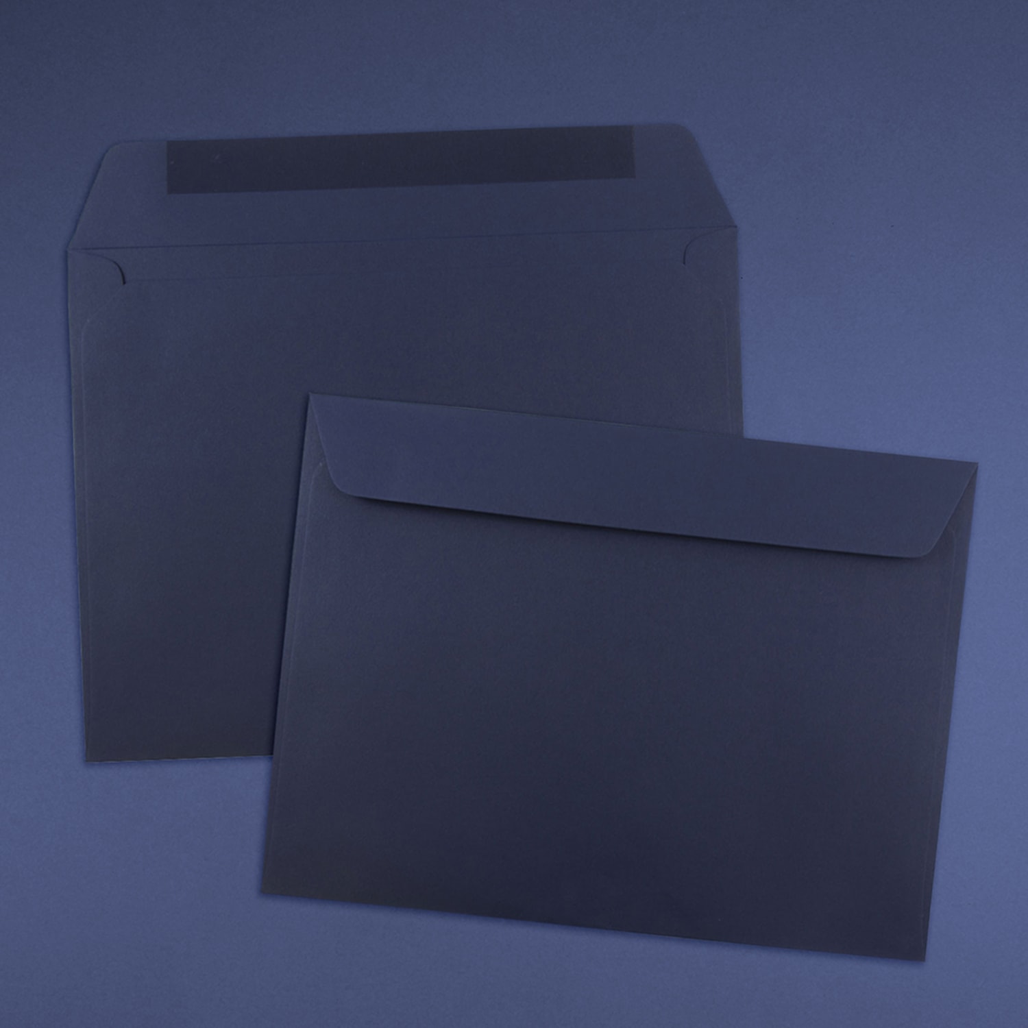 JAM Paper Open-End 9in x 12in Envelopes, Gummed Seal, Navy Blue, Pack Of 25 Envelopes - Image 5
