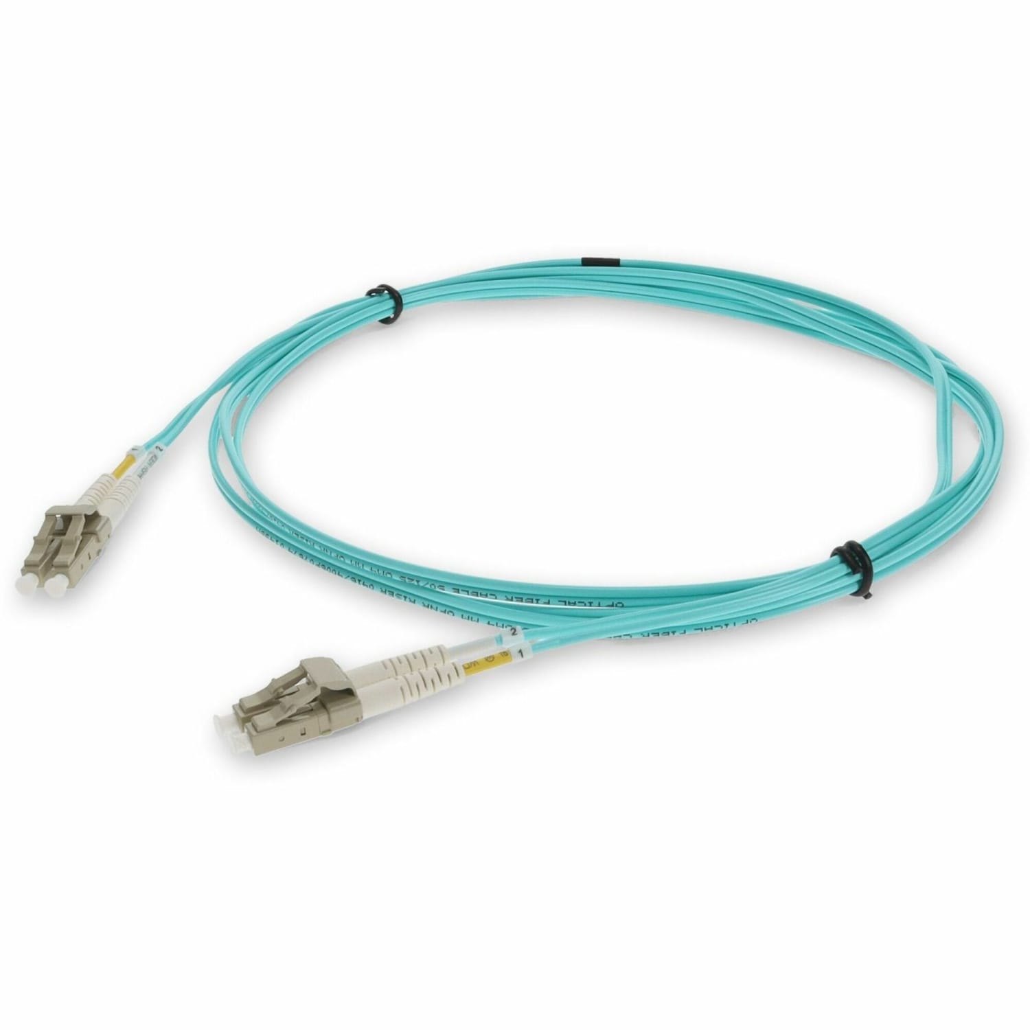 AddOn 2m HP AJ835A Compatible LC OM3 Aqua Patch Cable - Patch cable - LC multi-mode (M) to LC multi-mode (M) - AJ835AAO