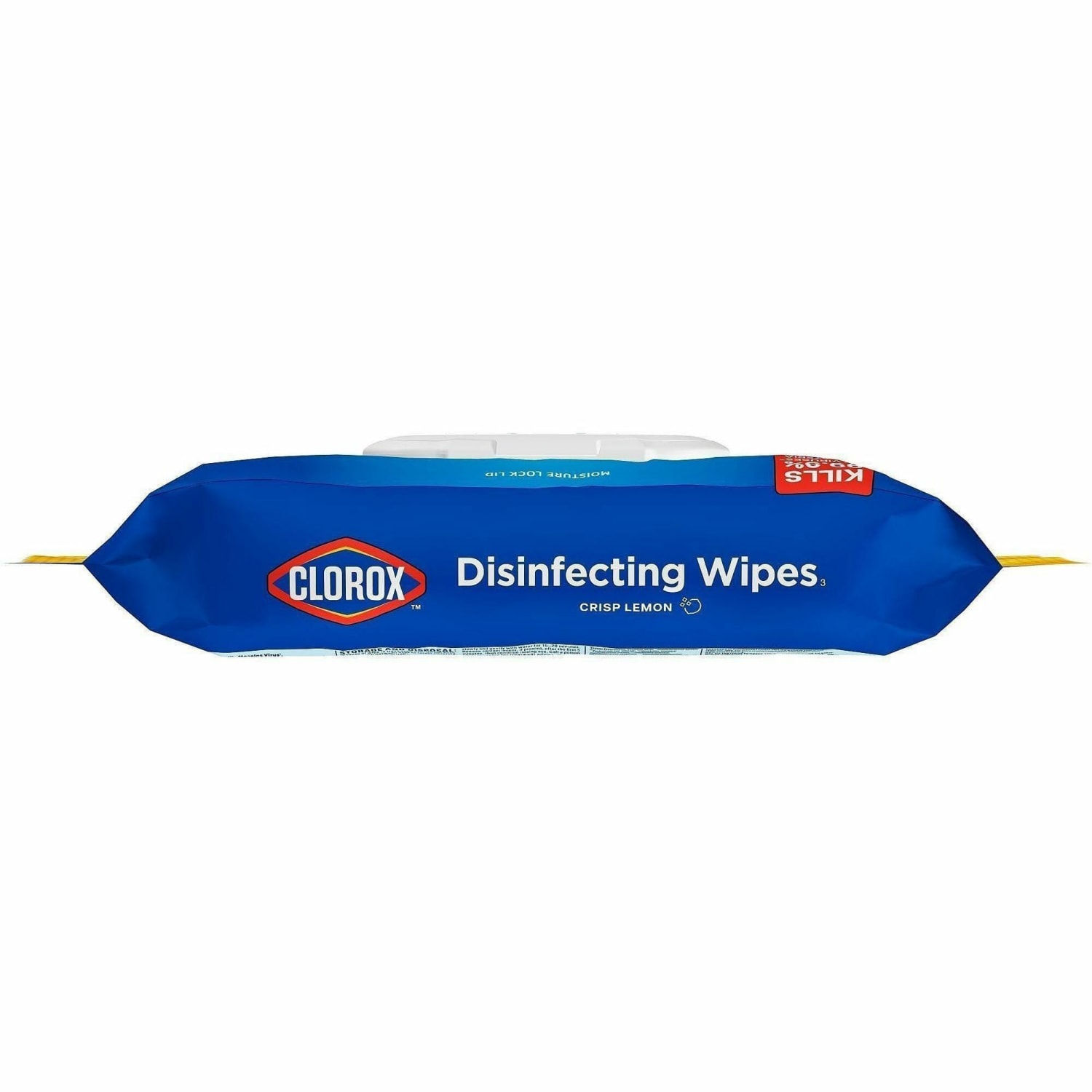 Clorox Disinfecting Cleaning Wipes - Crisp Lemon Scent - Bleach-free, Antibacterial - White - 75 Pack - 6 / Carton - Image 5