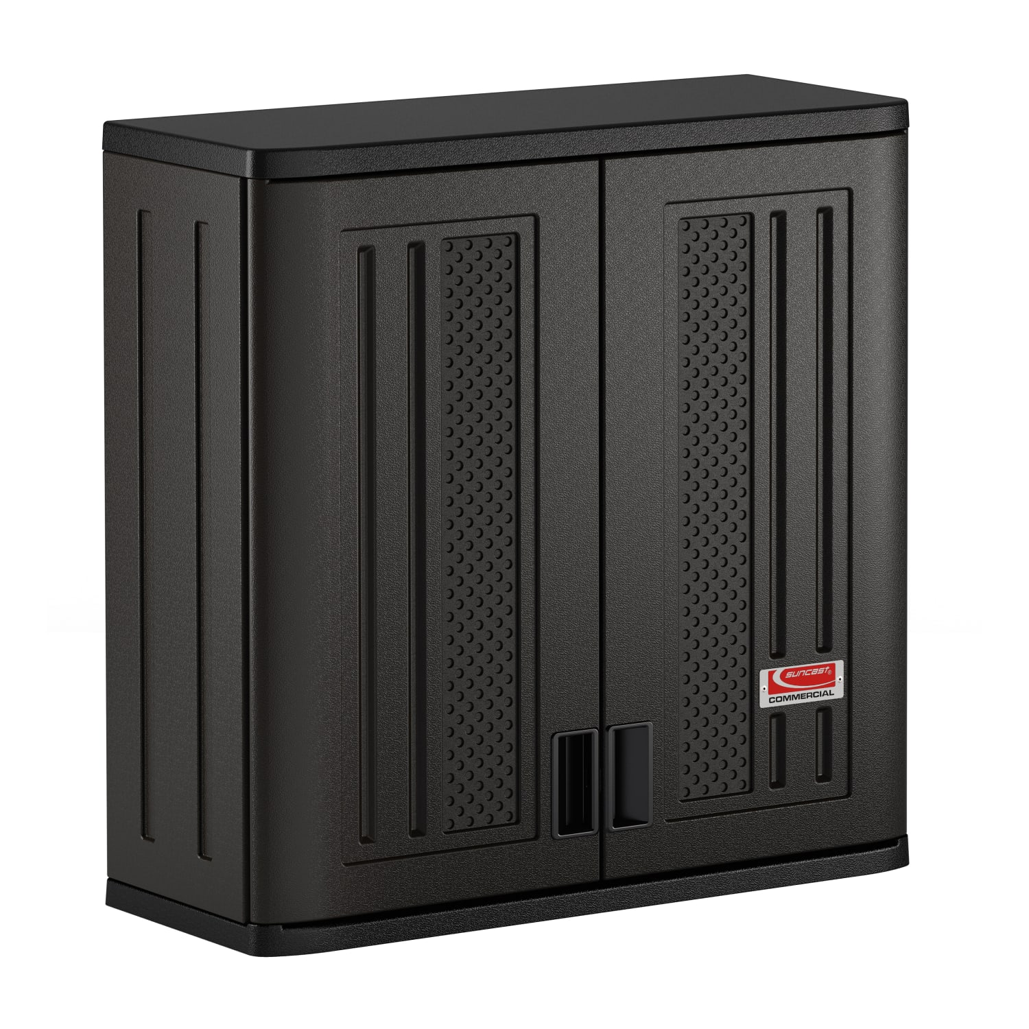 Suncast Commercial HDPE 1-Shelf Wall Cabinet, Gray