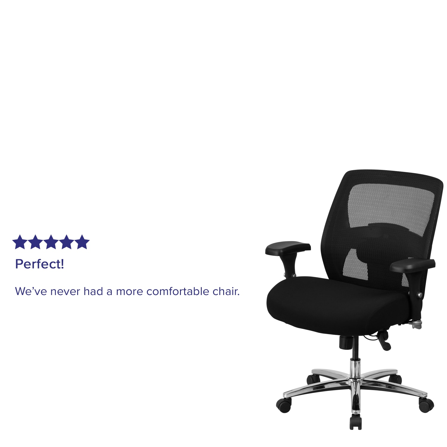 Flash Furniture HERCULES Series 24 7 Intensive Use Big  Tall Ergonomic Mesh Office Chair With Ratchet Back BlackGray PopularChairscom
