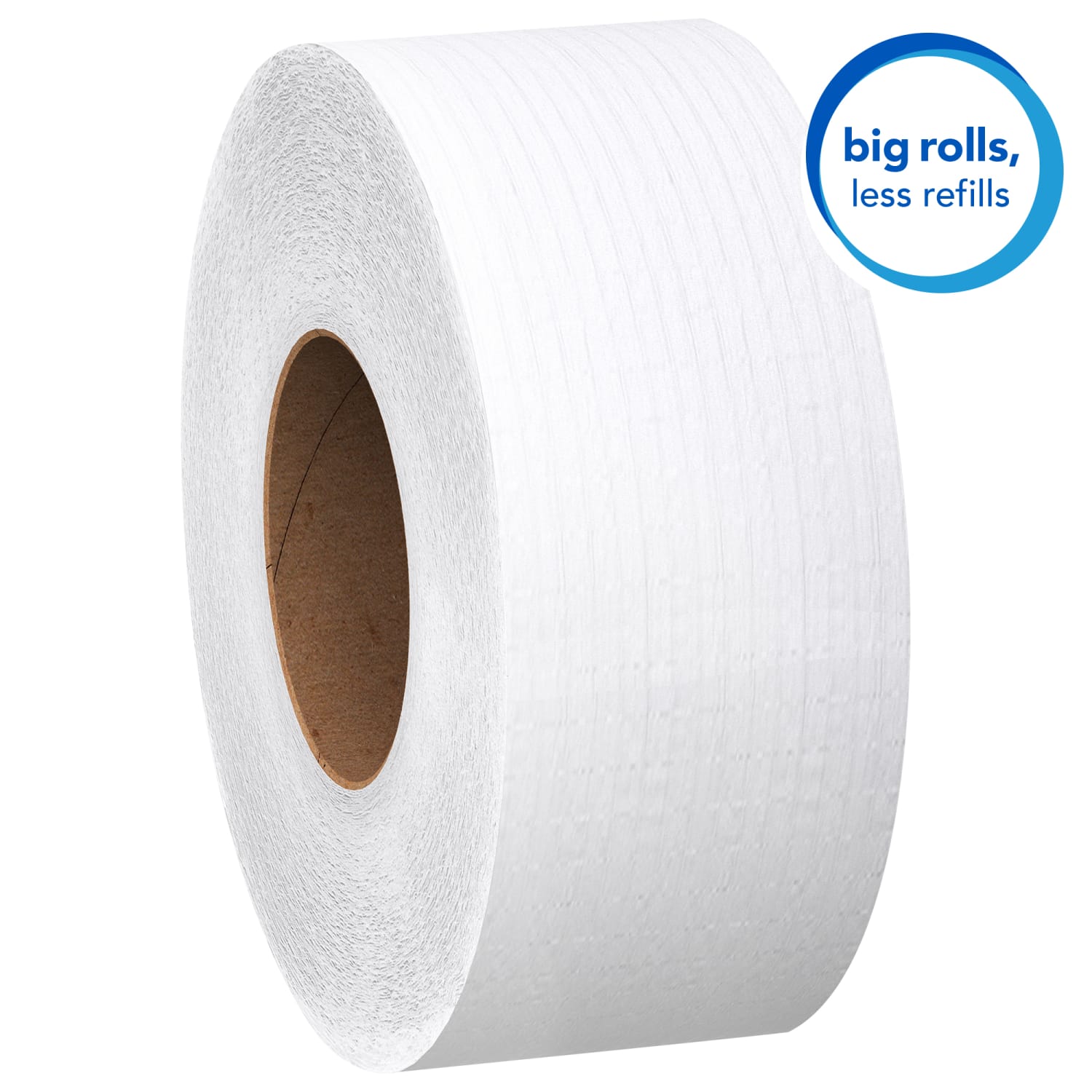 Scott JRT Jr. Jumbo 1-Ply Toilet Paper, 2000' Roll, 100% Recycled, 3,380 Sheets Per Roll, Case Of 12 Rolls - Image 5