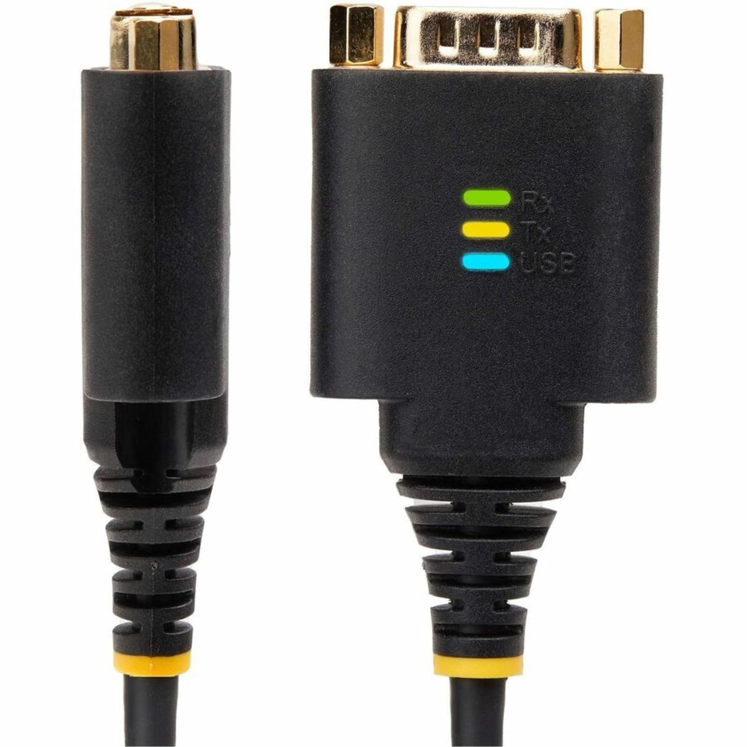 StarTech.com 2ft/60cm 2-Port USB to Serial Adapter Cable, COM Retention, FTDI, DB9 RS232, Changeable DB9 Screws/Nuts, Windows/macOS/Linux - Image 3