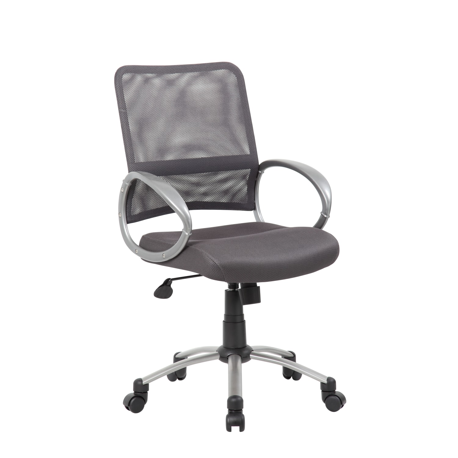 Boss Office Products Mesh MidBack Multipurpose Task Chair CharcoalGrayBlackPewter PopularChairscom Boss Office Products Mesh Mid Back Multipurpose Task Chair Charcoal GrayBlack Pewter PopularChairscom