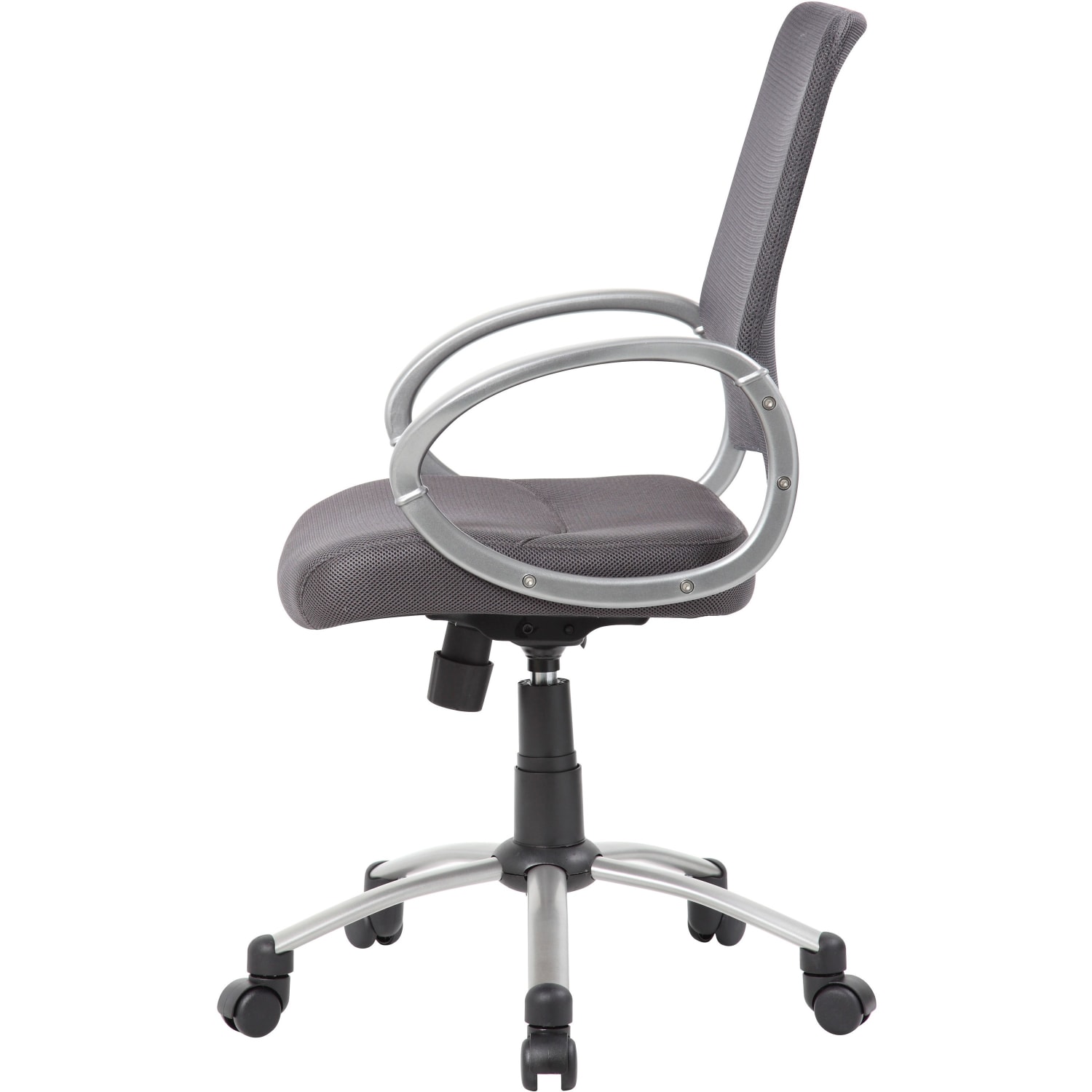 Boss Office Products Mesh Mid-Back Multipurpose Task Chair, Charcoal-Gray/Black-Pewter - Image 12