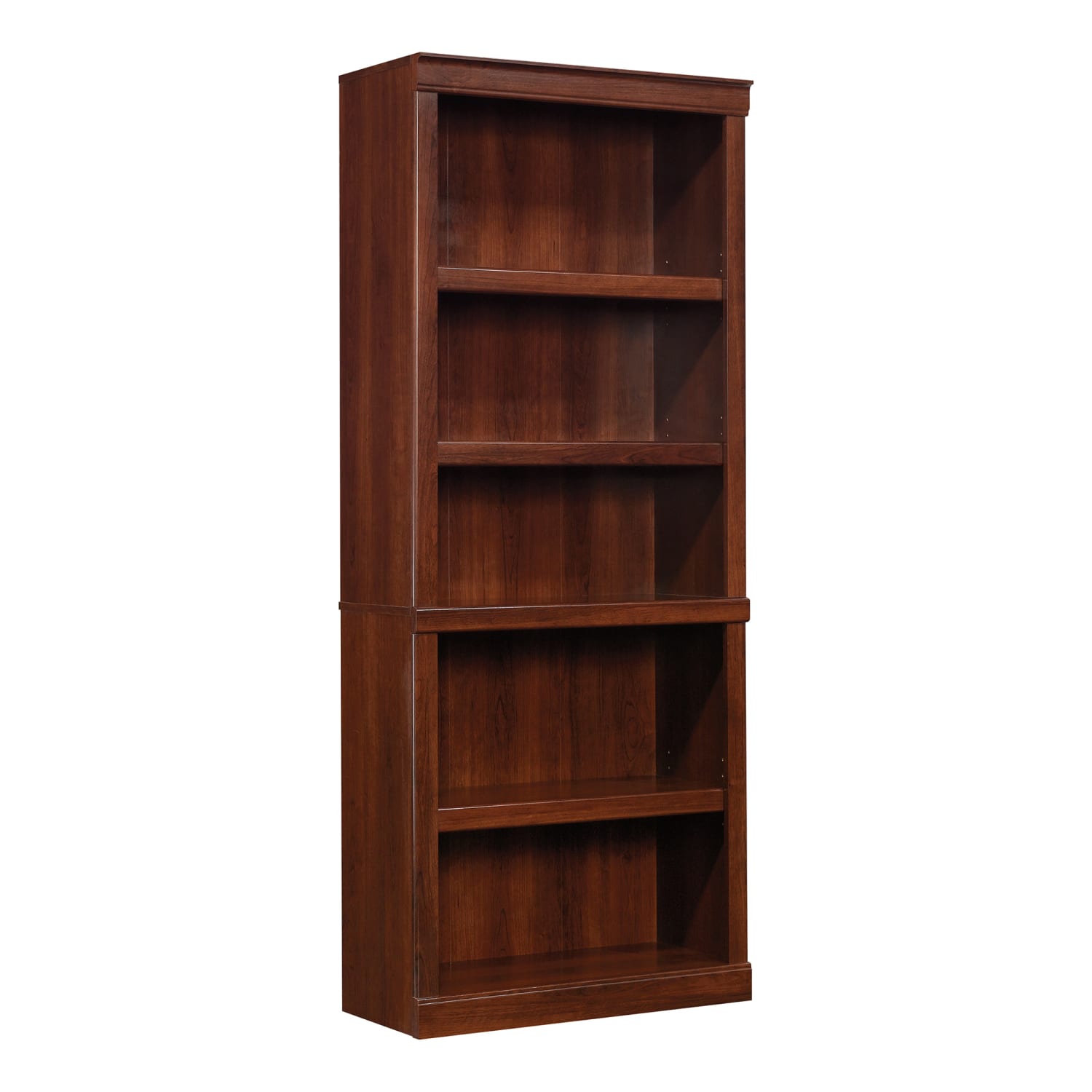 Realspace 72inH 5-Shelf Bookcase, Mulled Cherry - Image 4