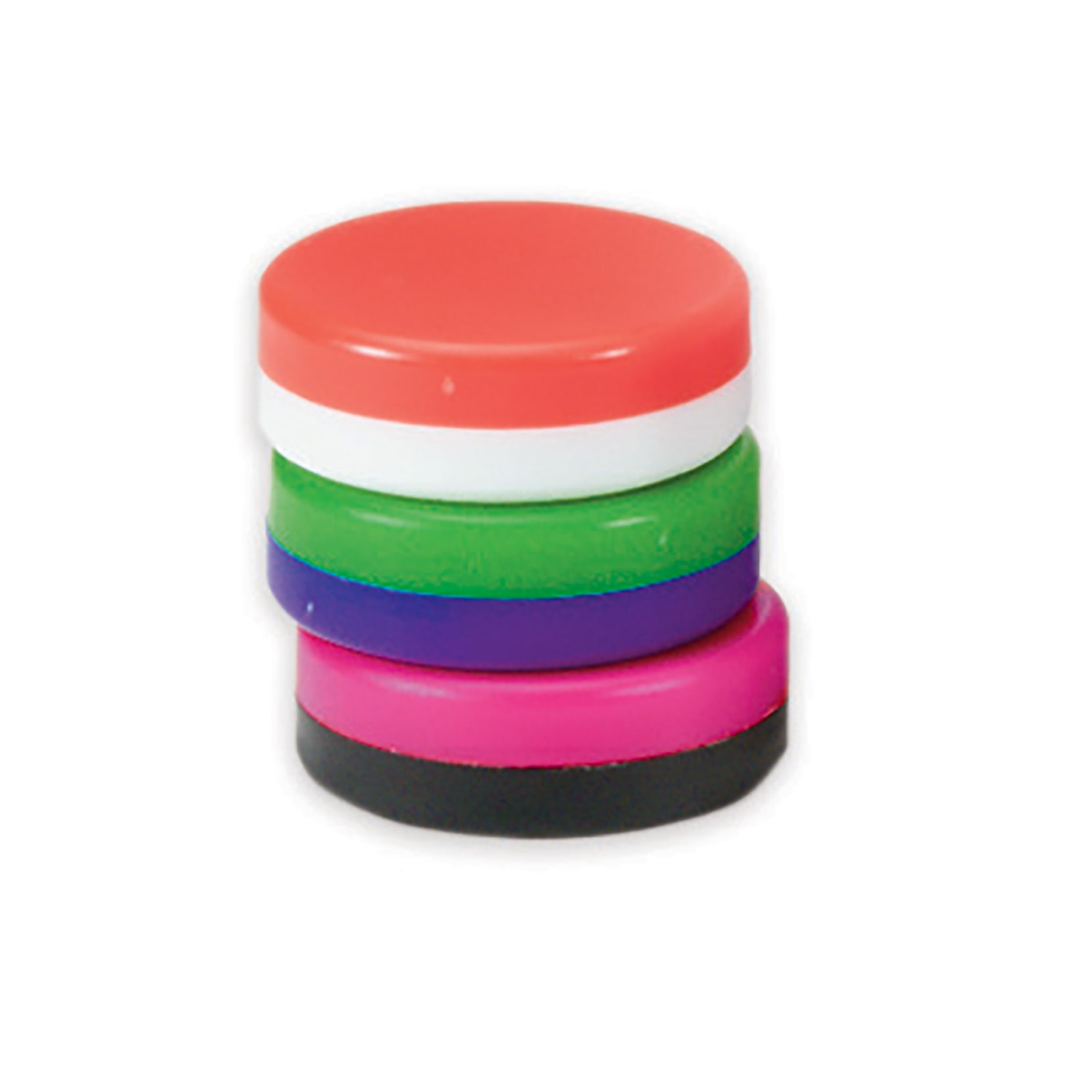 Dowling Magnets Chunky Magnets, Button, 1 1/8in, Assorted Colors, Box Of 40 - Image 3