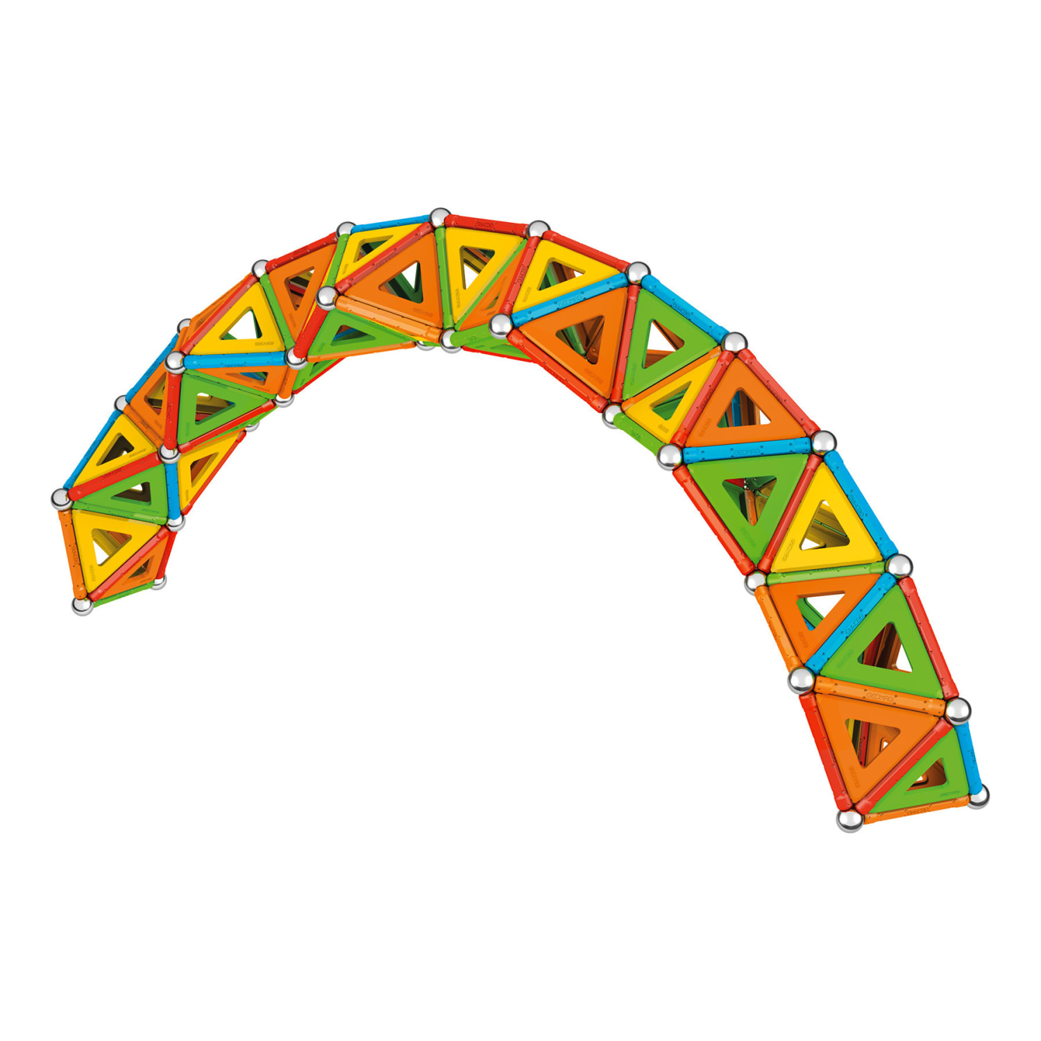 Geomag Masterbox Magnetic Building Set, Supercolor Recycled, 388 Pieces - Image 6