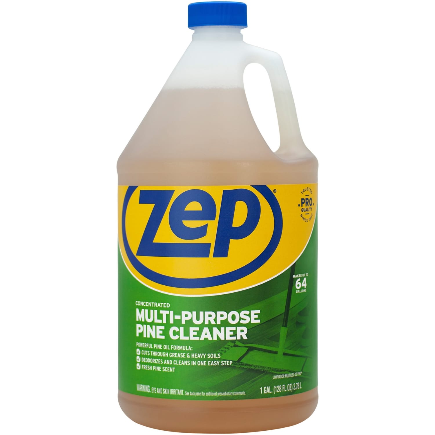 Zep Commercial Multipurpose Pine Cleaner, 128 Oz Bottle - Image 3