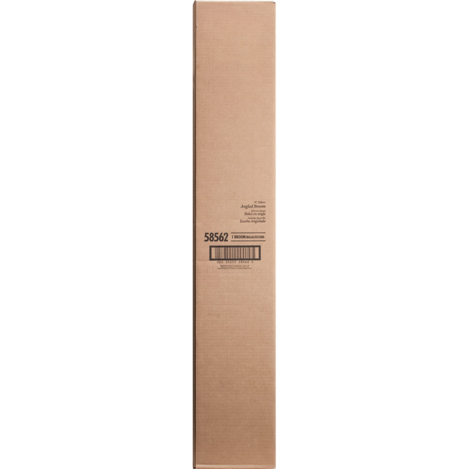Genuine Joe High-Performance Angled Broom, 9in, Yellow - Image 6