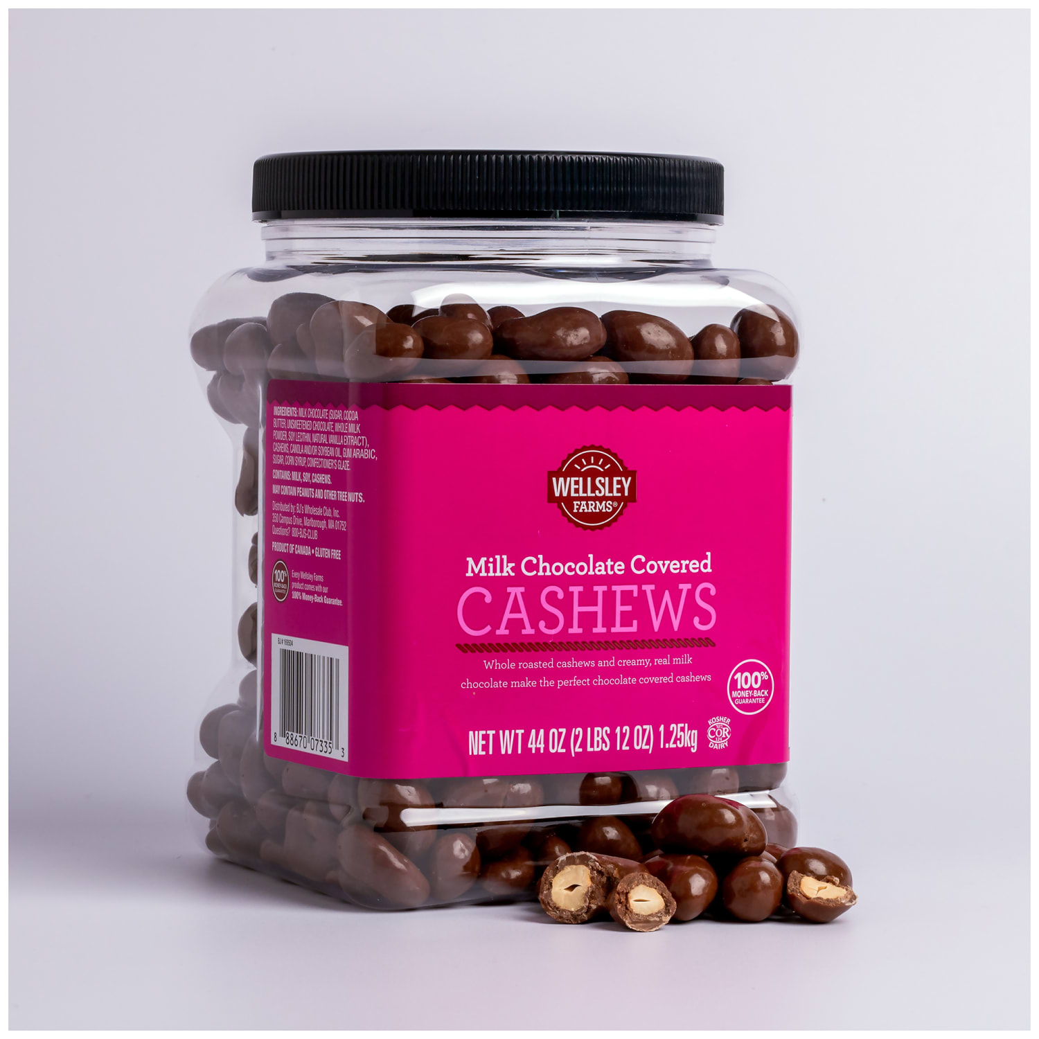 Wellsley Farms Milk Chocolate Covered Cashews, 44 Oz - Image 4