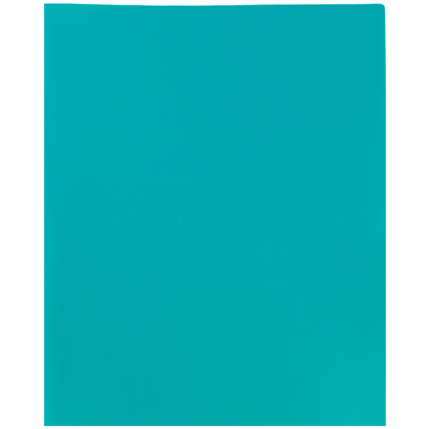 JAM Paper Plastic 2-Pocket School POP Folders, 9 1/2in x 11 1/2in, Teal, Pack Of 6 - Image 6