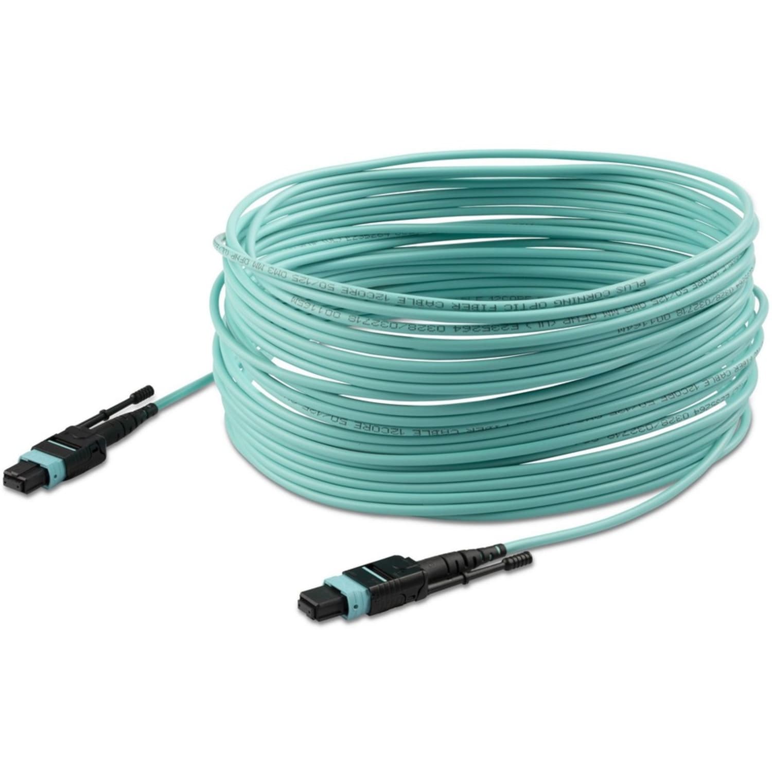 StarTech.com 10m (30ft) MTP(F)/PC OM3 Multimode Fiber Optic Cable, 12F Type-A, OFNP, 50/125µm LOMMF, 40G Networks - MPO Fiber Patch Cord - Image 4