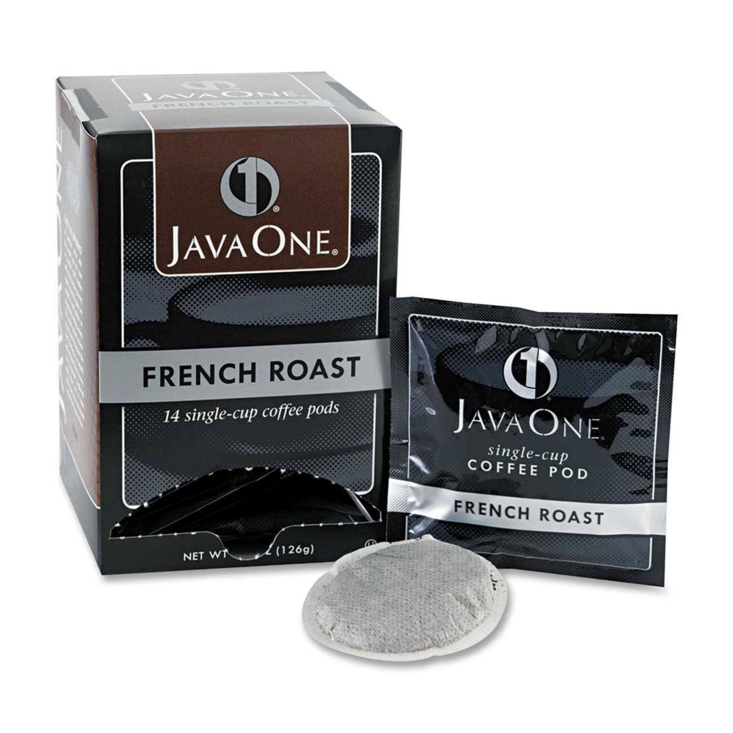 Java One Single-Serve Coffee Pods, French Roast, Carton Of 14 - Image 3