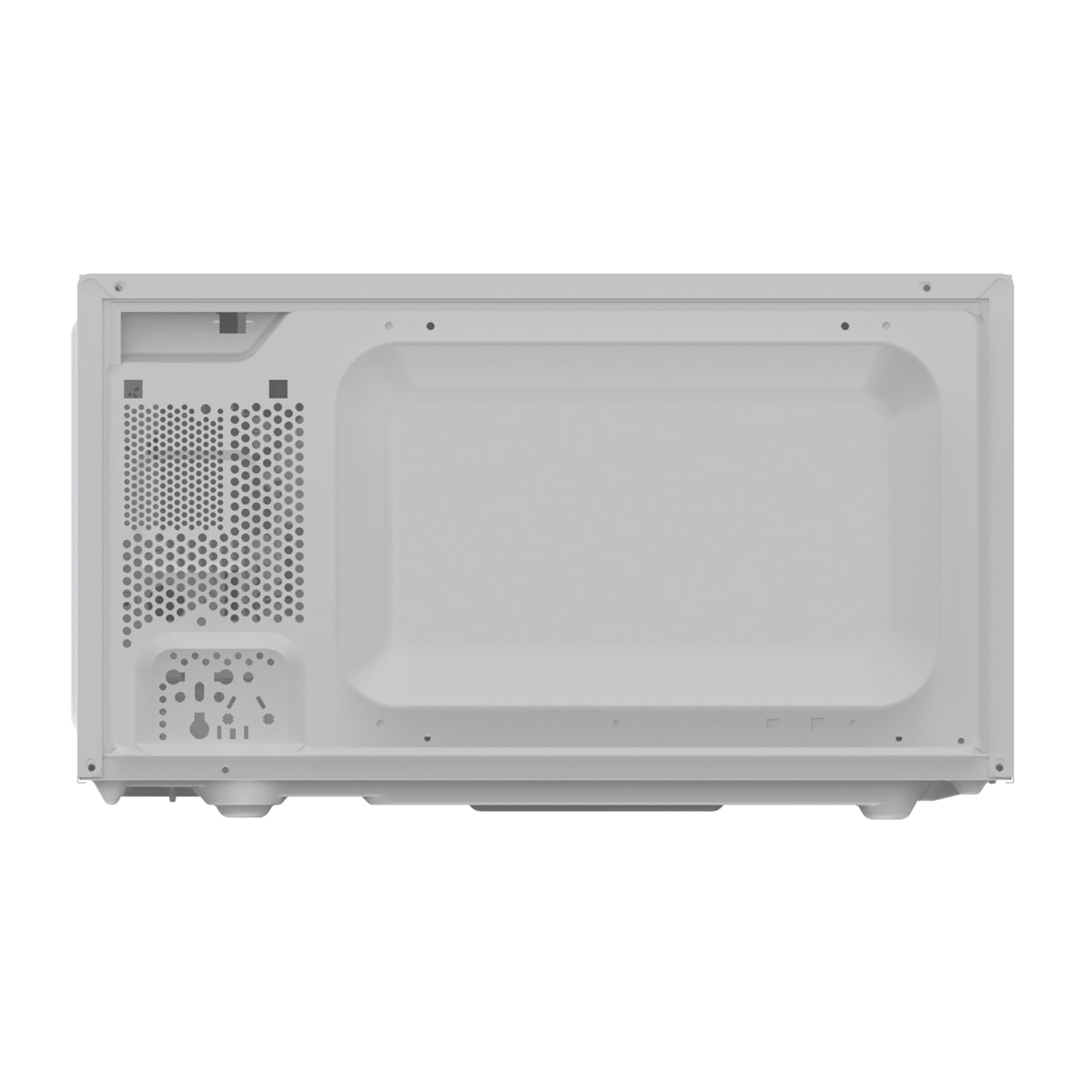 RCA Countertop Microwave Oven With Glass Turntable, 0.7 Cu. Ft., White - Image 4