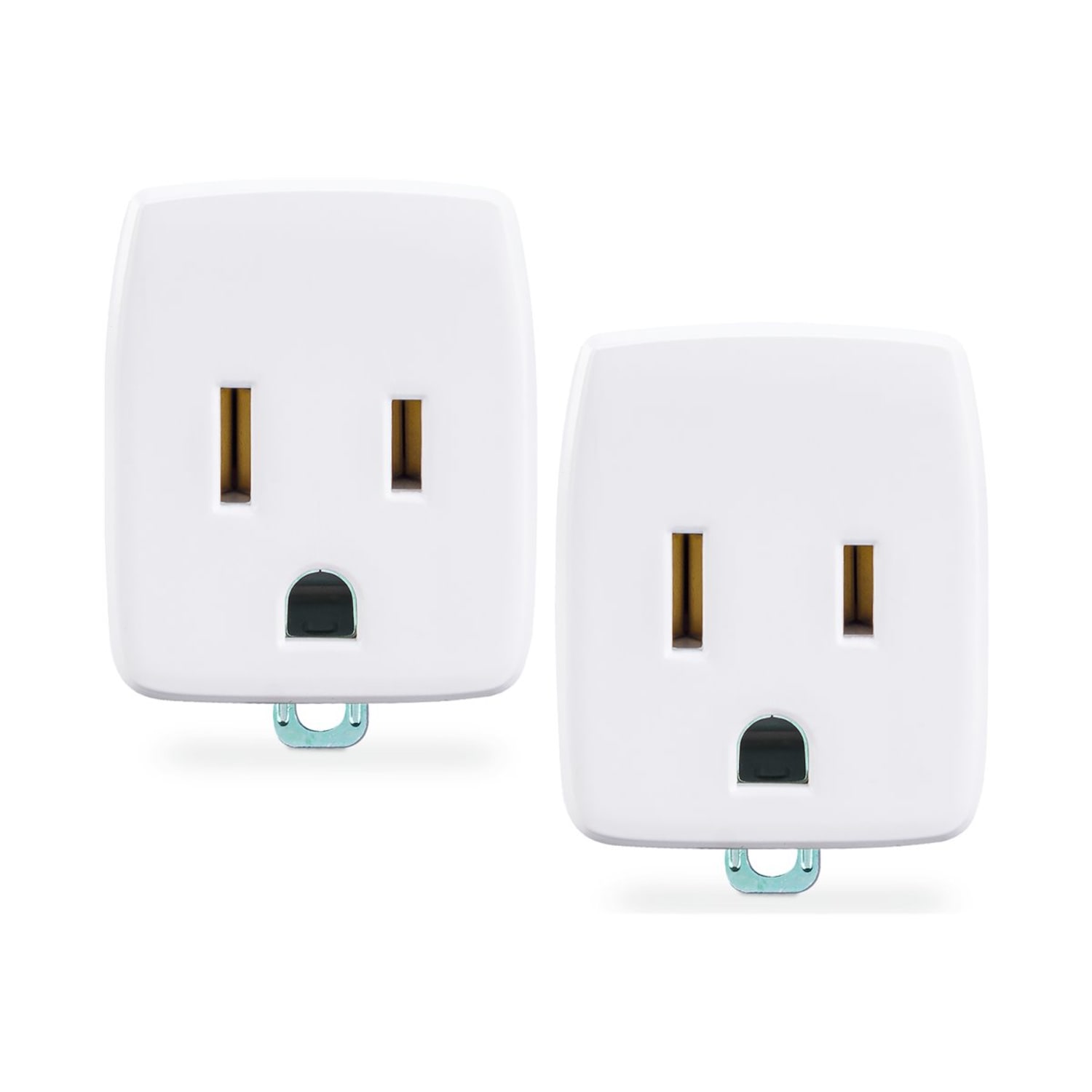 CyberPower GT1W2PK - Power connector adapter - power NEMA 5-15R (R) to NEMA 1-15P (P) - 125 V - 15 A - white (pack of 2)