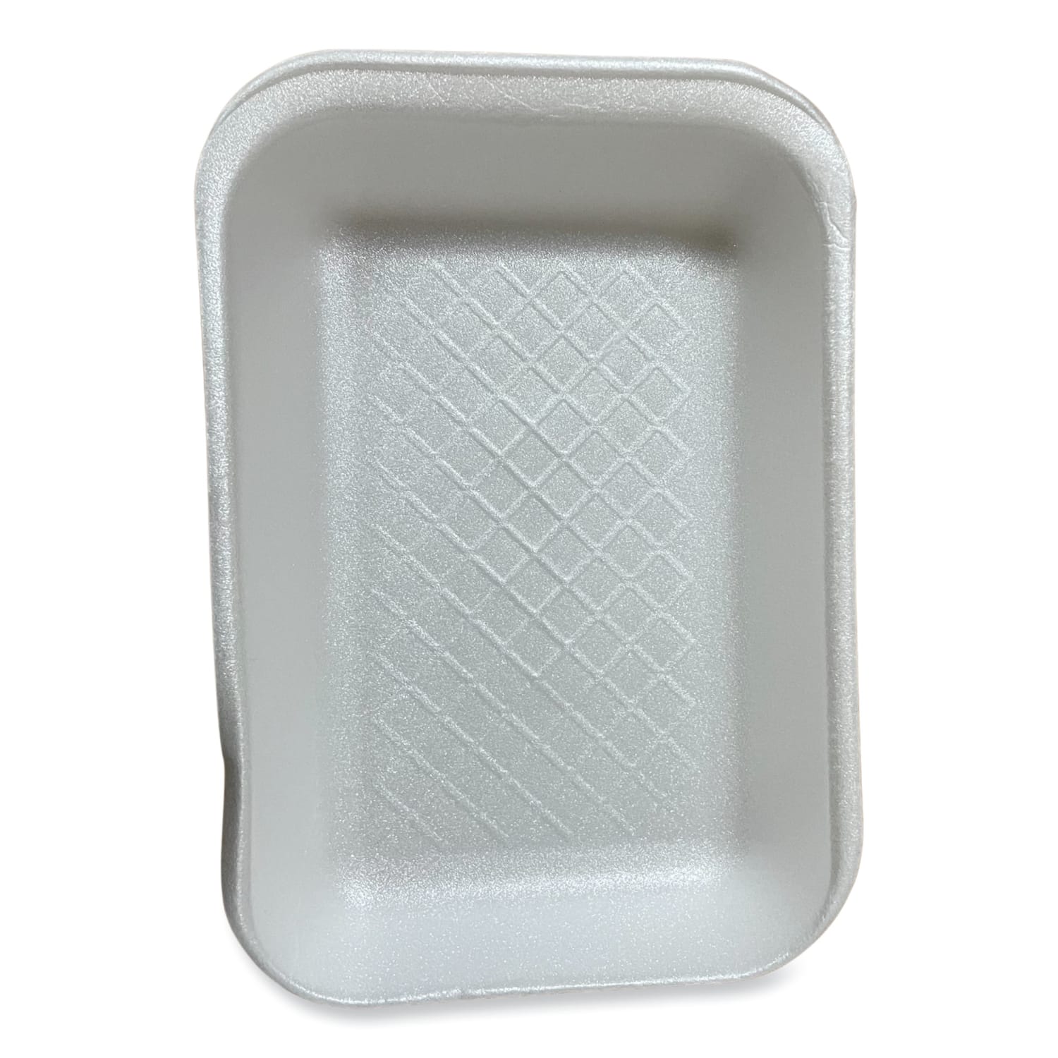 GEN Meat Trays, #2D, 1-1/4inH x 8-9/16inW x 6-1/8inD, White, Pack Of 500 Trays - Image 3