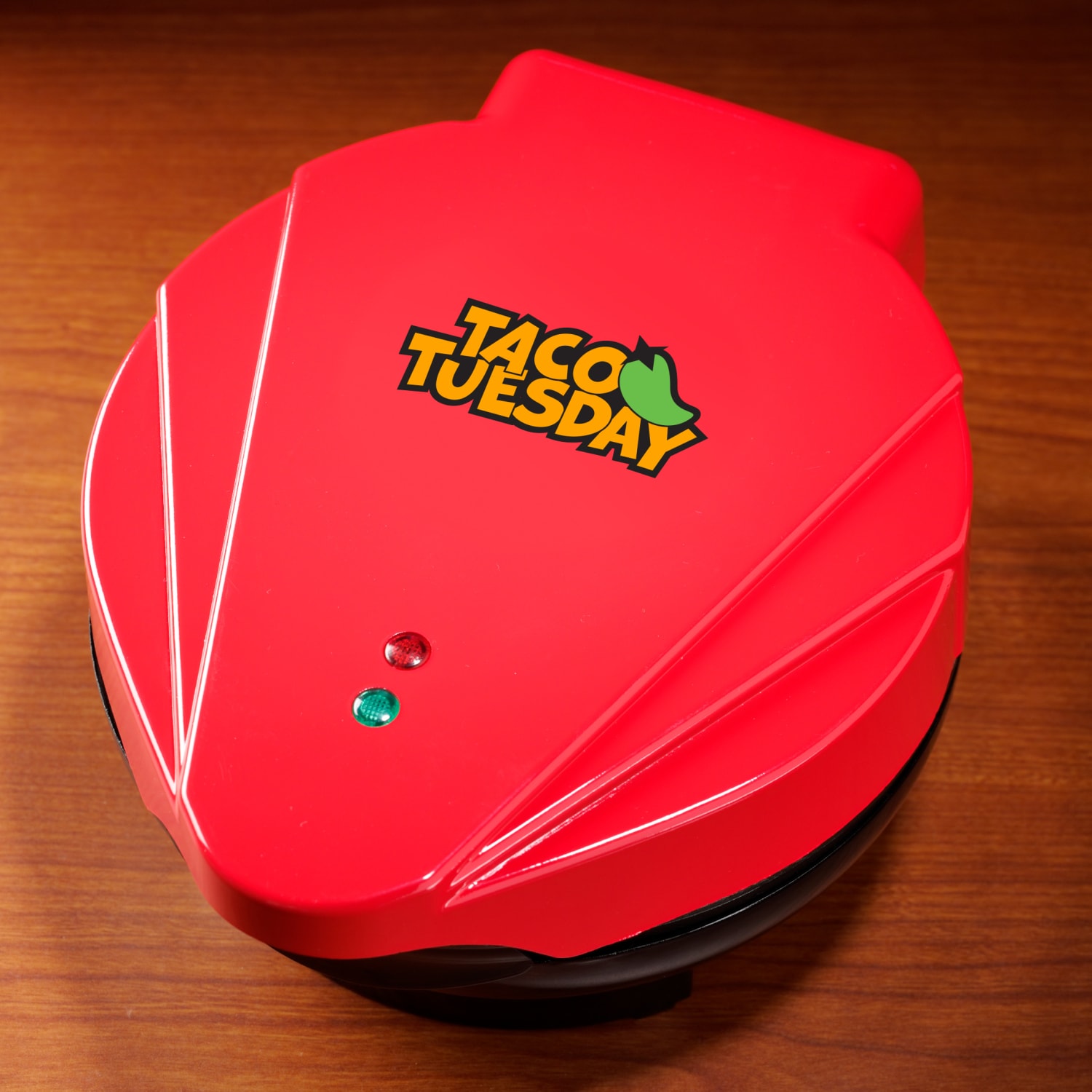 Taco Tuesday Baked Tortilla Bowl Maker, Red/Black - Image 3