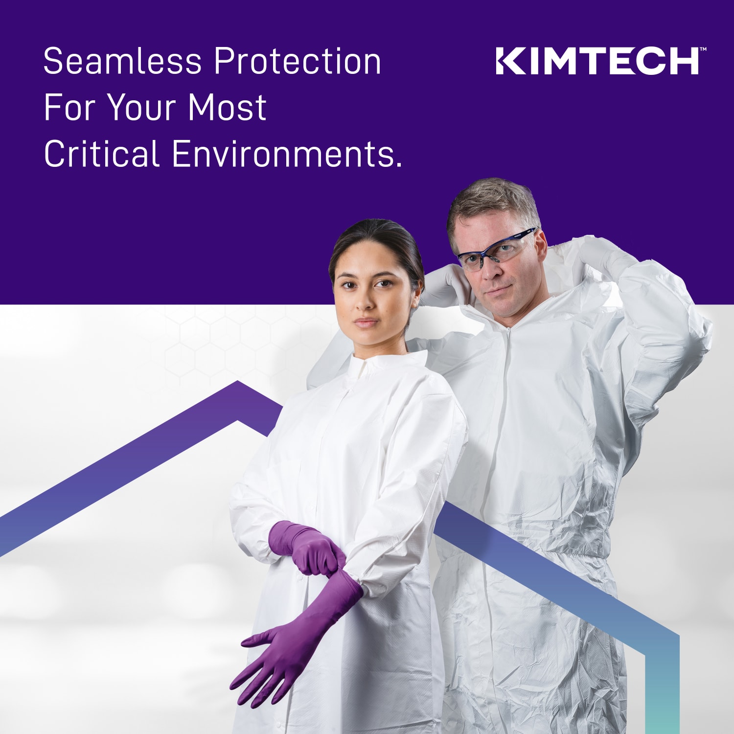 Kimberly-Clark Safeskin Purple Nitrile Exam Gloves, Medium, Purple, Box Of 100 - Image 4