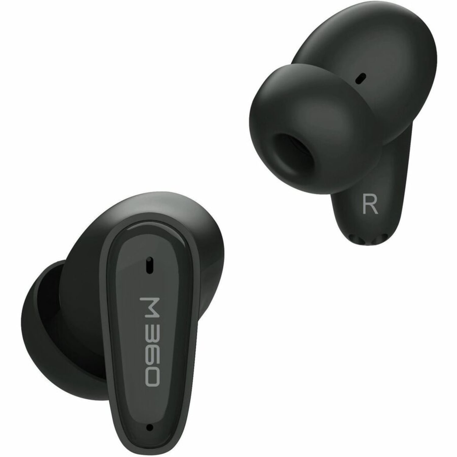 m360 TW1800B Nemesis True Wireless Earbuds - Bluetooth Headphones with Microphone - 20H Playtime - Black - Hi-Fi Stereo - 10mm Graphene Drivers - Magnetic Charging Case - Waterproof IPX5 - BT Version 5.4 - In Ear Earphones - Binaural - Image 3