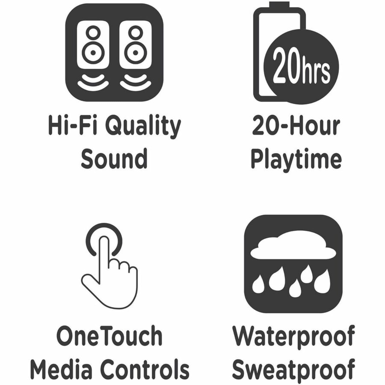 m360 TW1800B Nemesis True Wireless Earbuds - Bluetooth Headphones with Microphone - 20H Playtime - Black - Hi-Fi Stereo - 10mm Graphene Drivers - Magnetic Charging Case - Waterproof IPX5 - BT Version 5.4 - In Ear Earphones - Binaural - Image 4