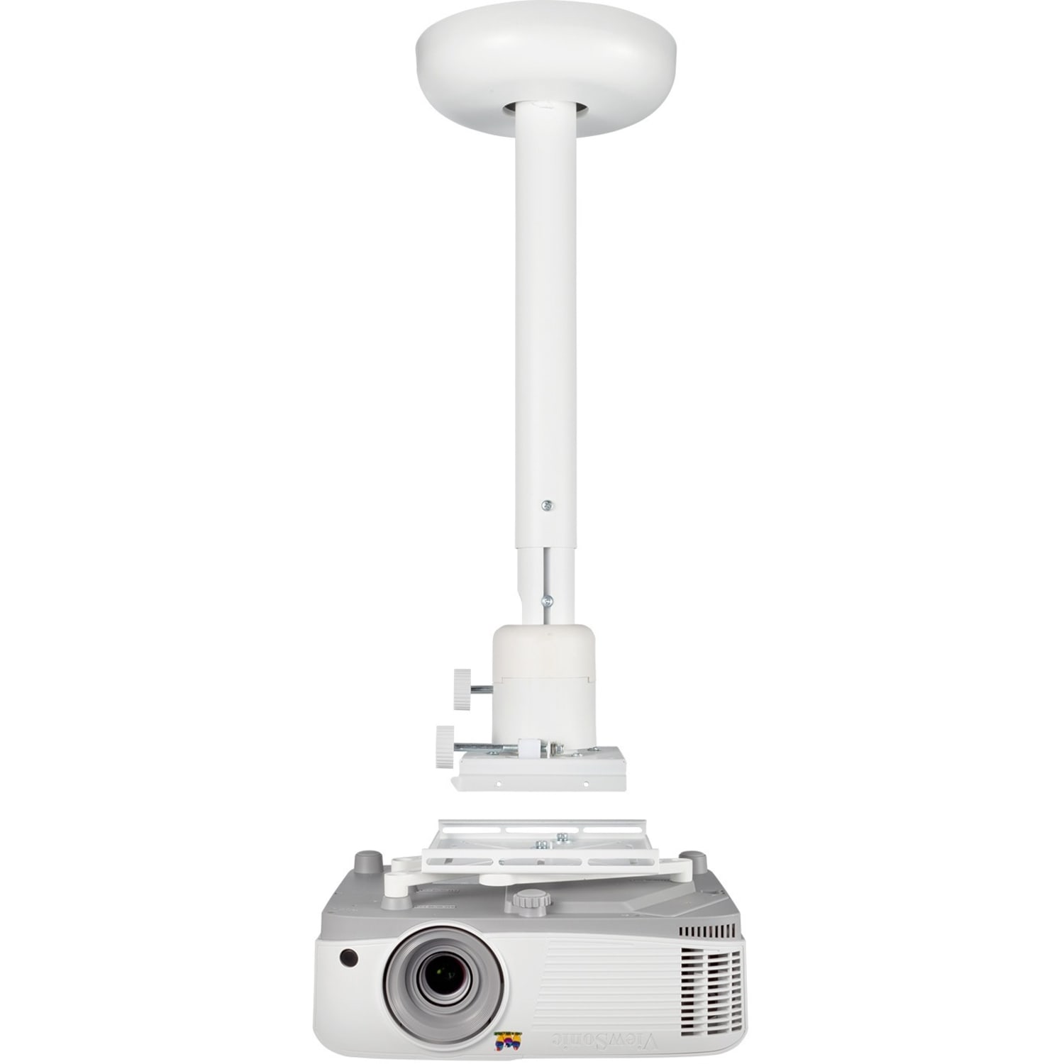 ViewSonic PJ-WMK-007 Ceiling Mount for Projector - White - PJ-WMK-007 Ceiling Mount for Projector - White - Image 3