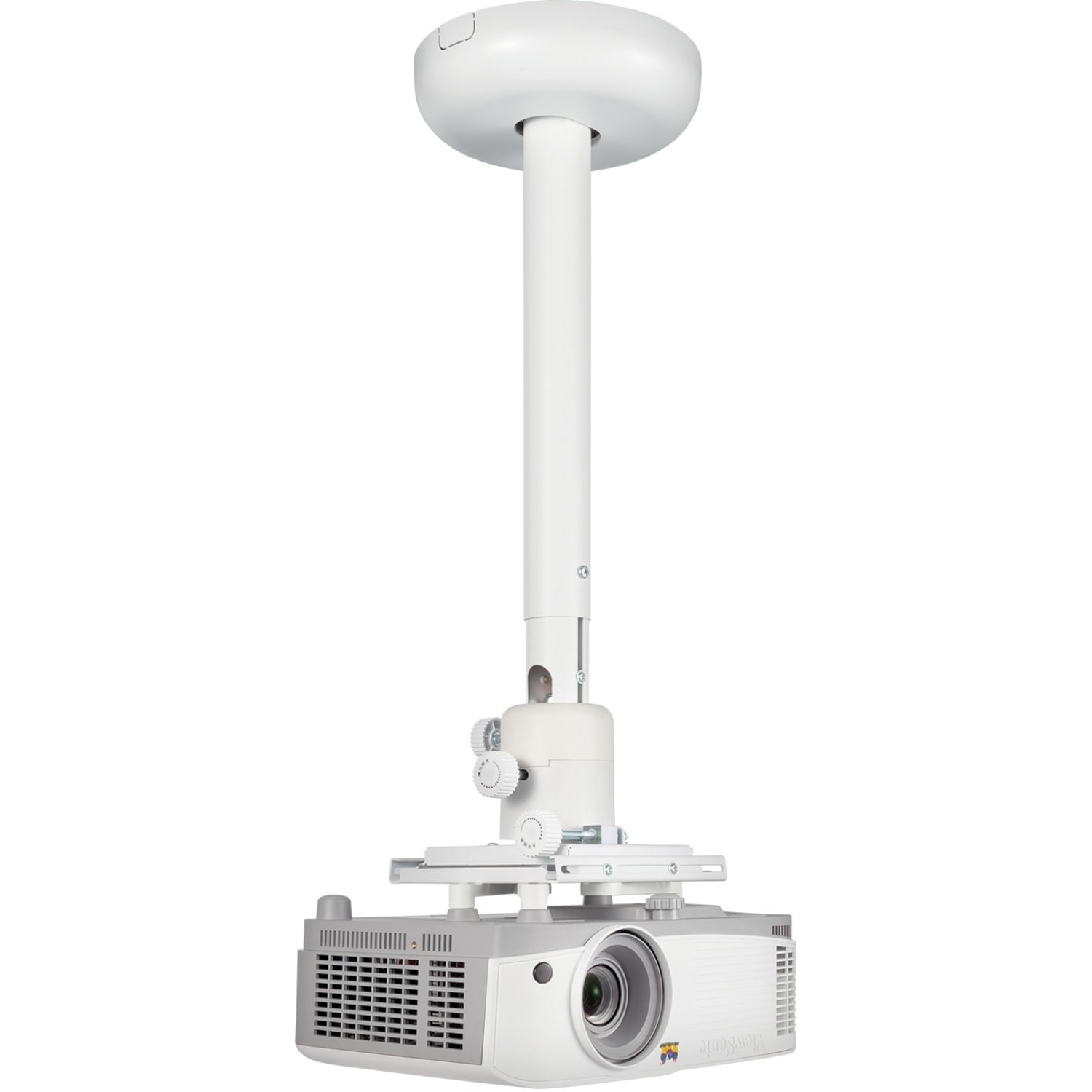 ViewSonic PJ-WMK-007 Ceiling Mount for Projector - White - PJ-WMK-007 Ceiling Mount for Projector - White - Image 4