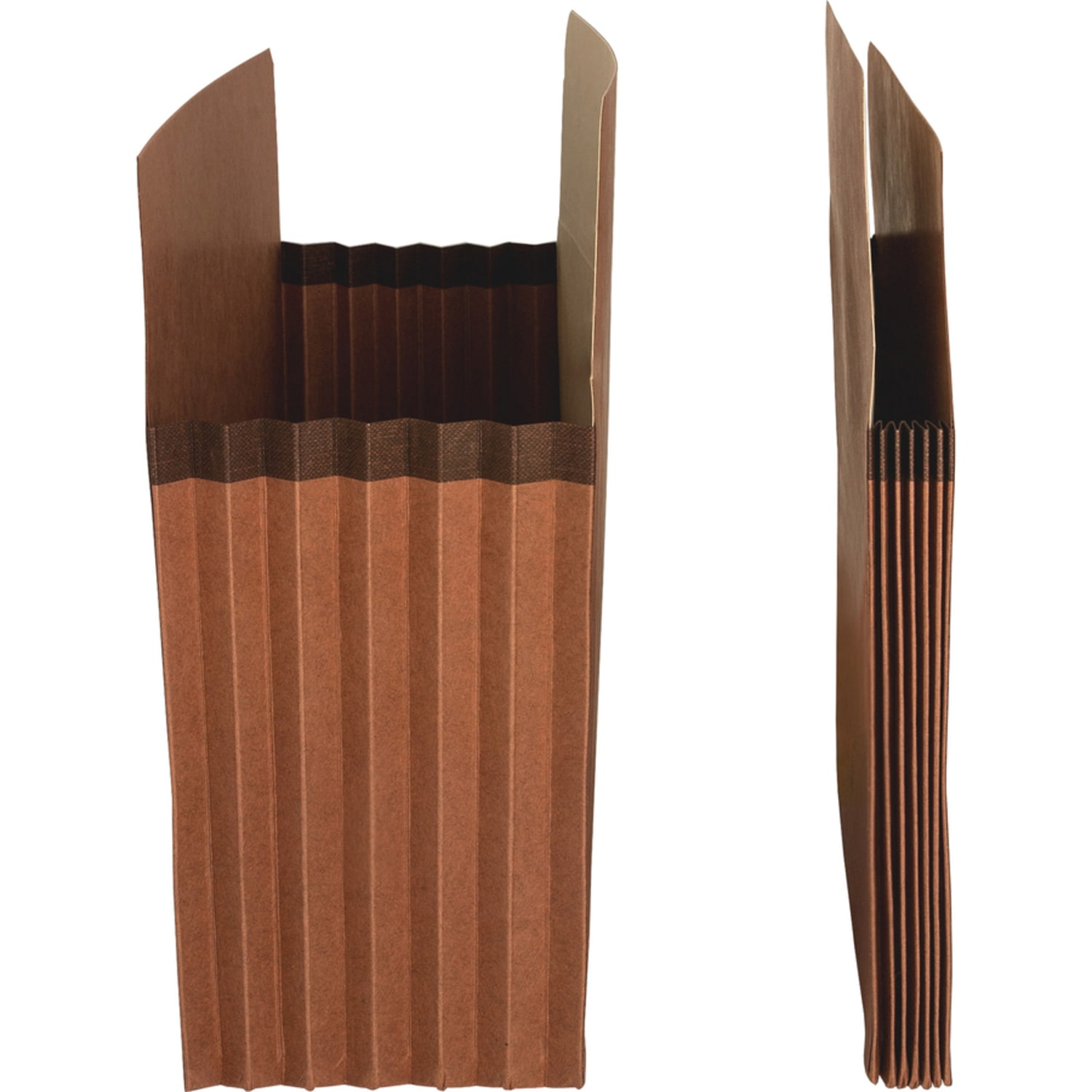 Business Source File Pocket, Letter Size, 8 1/2in x 11in, 1200 Sheet Capacity, 5 1/4in Expansion, Redrope Brown, Carton Of 50 - Image 4