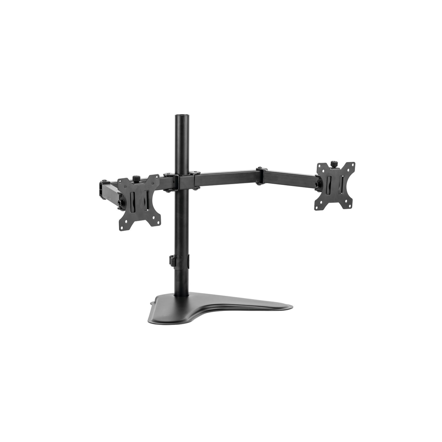 Fellowes Professional Series Freestanding Dual Horizontal Arm For Monitors Up To 30in, 19 1/2inH x 35inW x 11inD, Black, 8043701 - Image 3