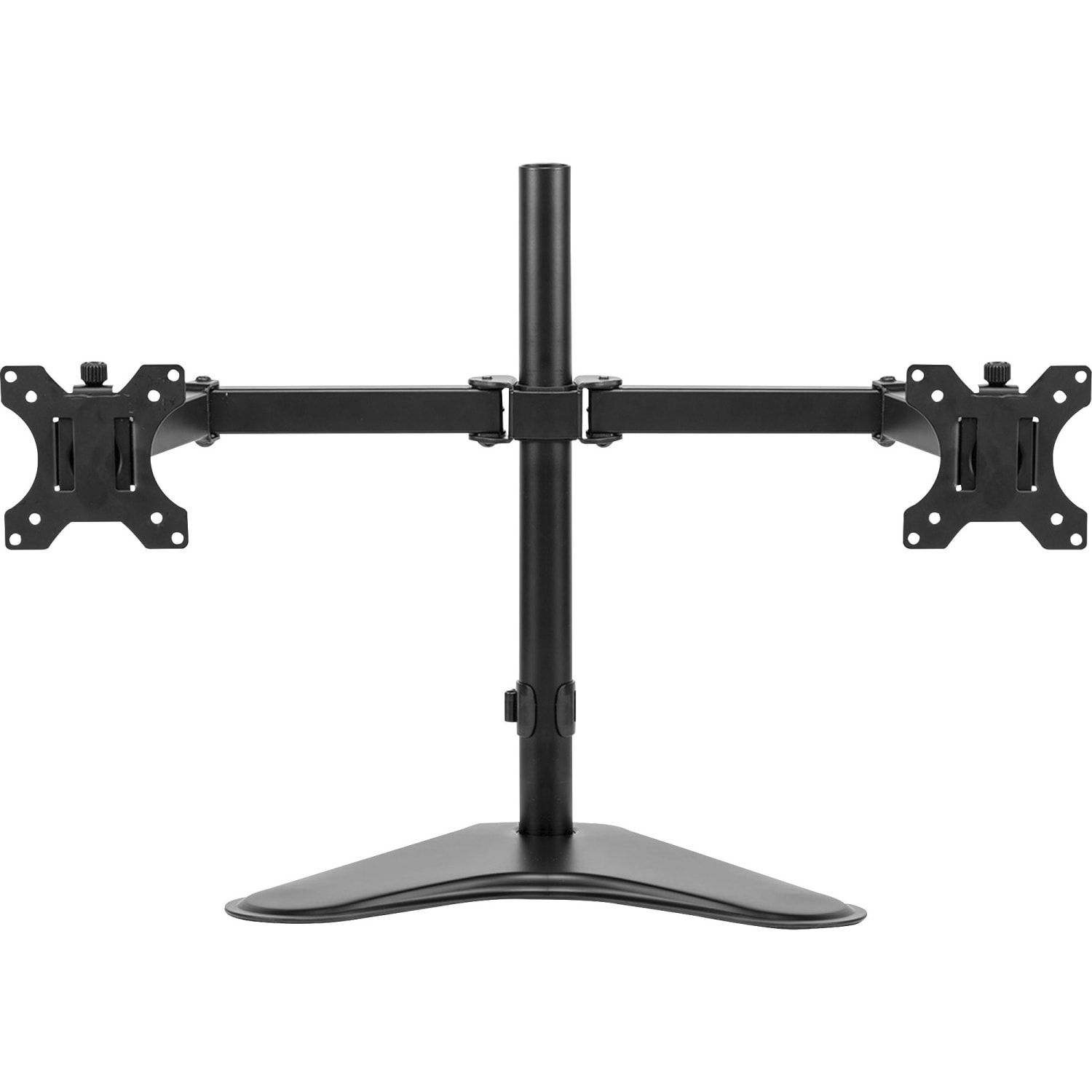 Fellowes Professional Series Freestanding Dual Horizontal Arm For Monitors Up To 30in, 19 1/2inH x 35inW x 11inD, Black, 8043701 - Image 6