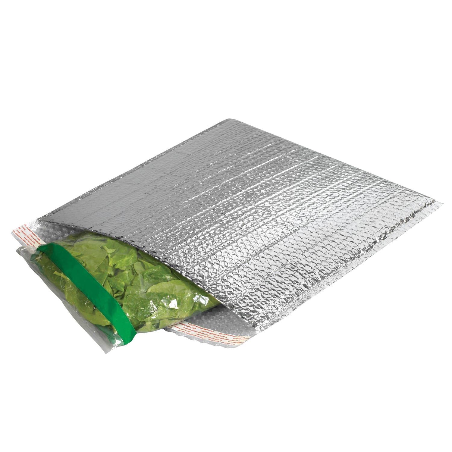 Partners Brand Cool Shield Bubble Mailers, 11in x 15in, Silver, Pack Of 50
