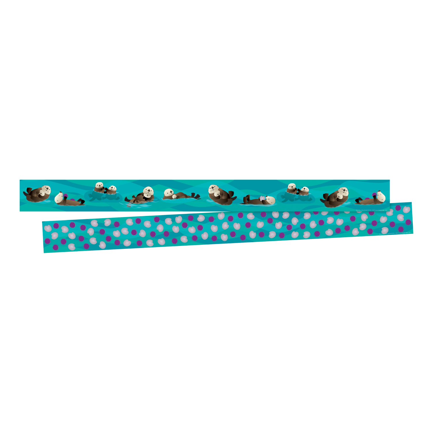 Barker Creek Sea & Sky Double-Sided 4-Design Trimmers, 2-1/4in x 36in, Multicolor, Set Of 52 - Image 4