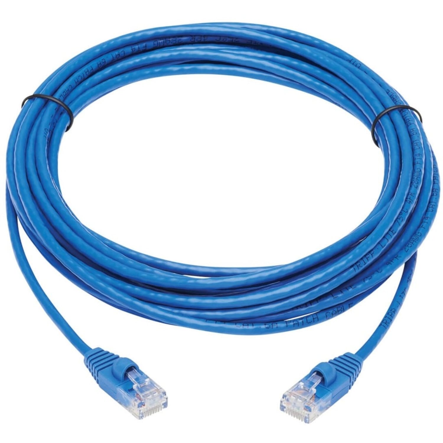Tripp Lite Cat6a 10G Snagless Molded Slim UTP Network Patch Cable (M/M), Blue, 20 ft. - 20 ft Category 6a Network Cable - N261S20BL - Image 3