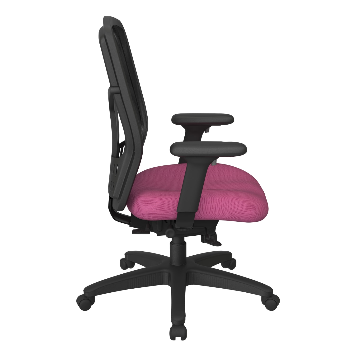 Office Star ProGrid Mesh High-Back Managers Chair, Pink - Image 3