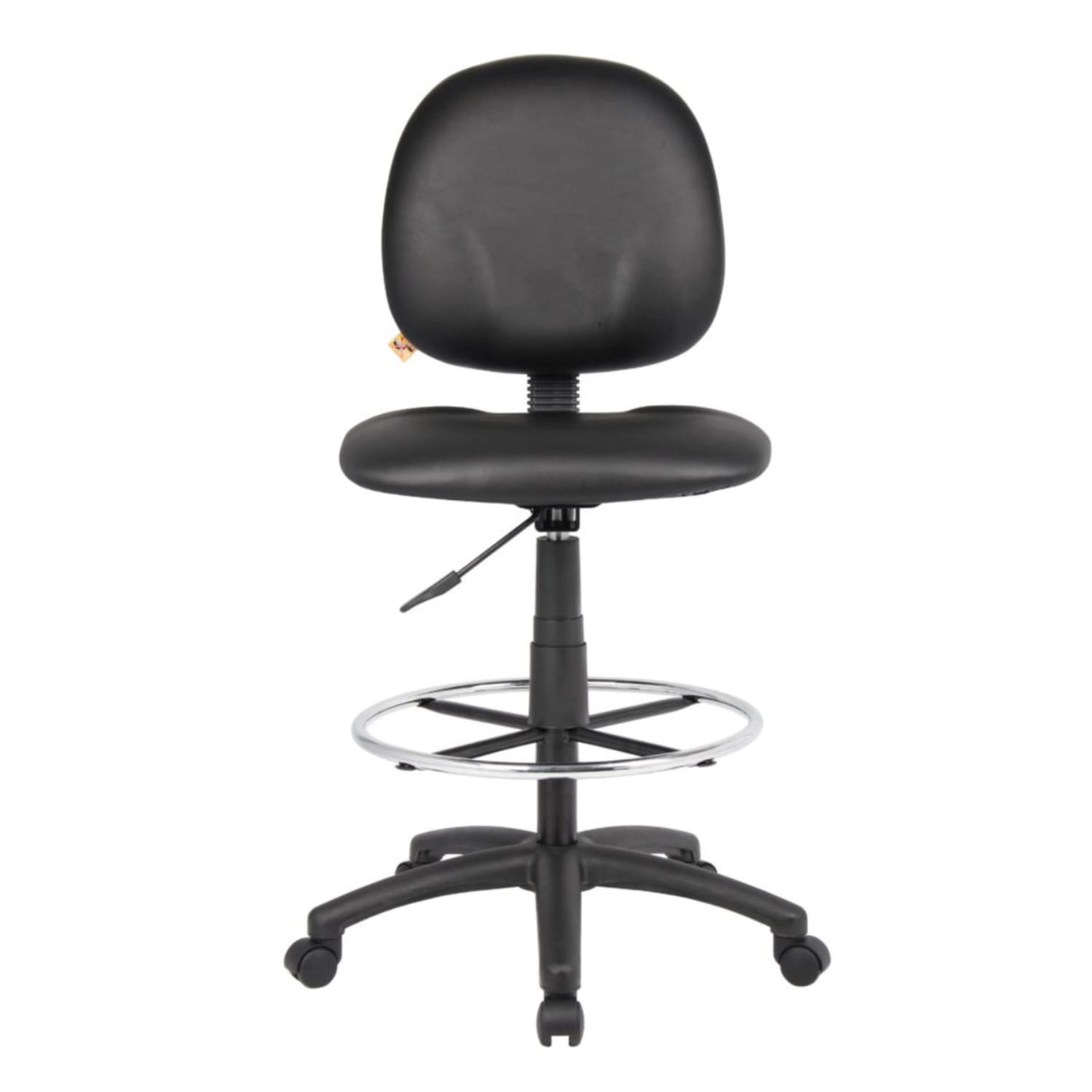 Boss Office Products Drafting Stool With Antimicrobial Protection, Footring, Black - Image 3