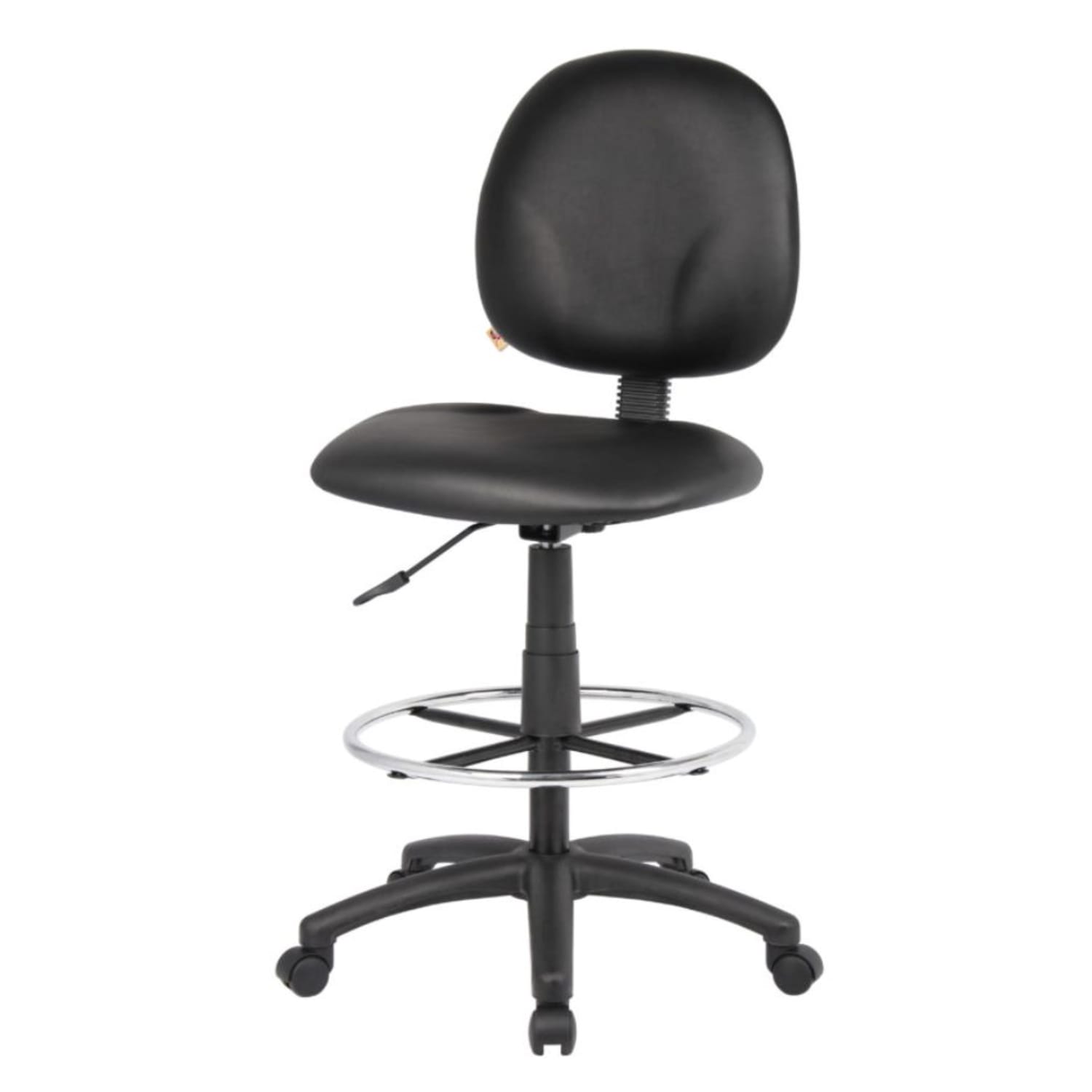 Boss Office Products Drafting Stool With Antimicrobial Protection, Footring, Black - Image 4