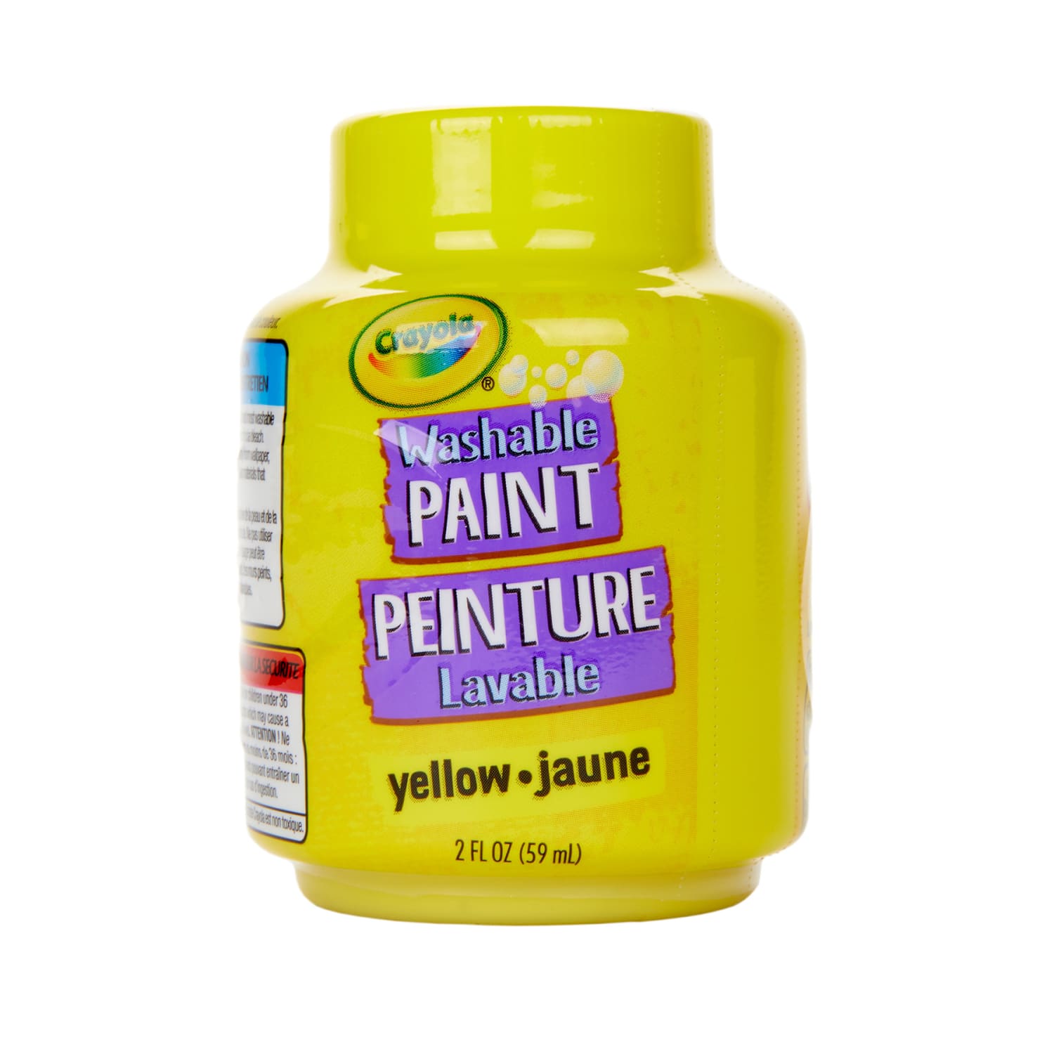 Crayola Washable Paint, 2 Oz, Yellow, Bundle Of 12 Paint Pots - Image 3