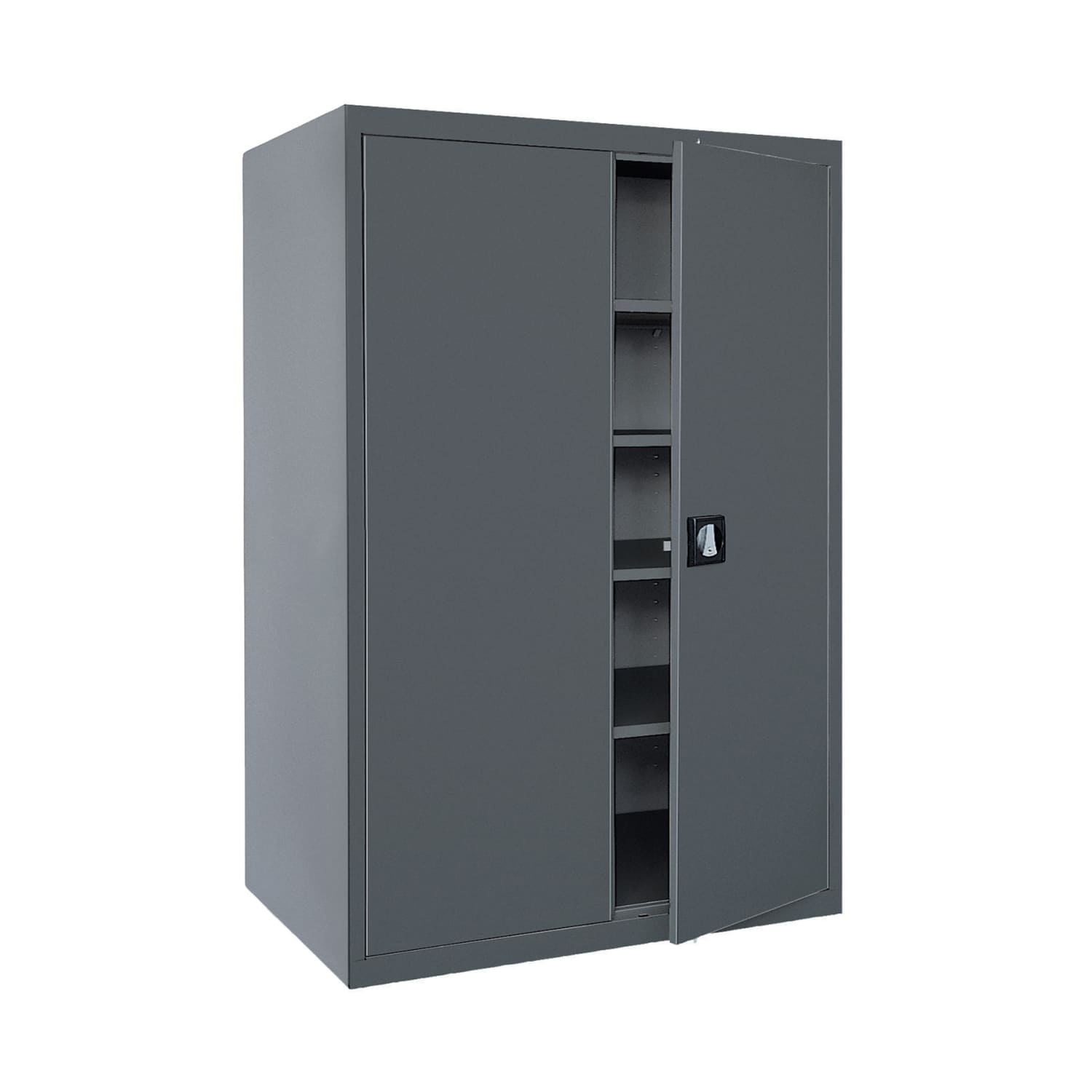 Sandusky Elite Series 46inW Heavy-Duty Assembled Storage Cabinet, Charcoal - Image 3