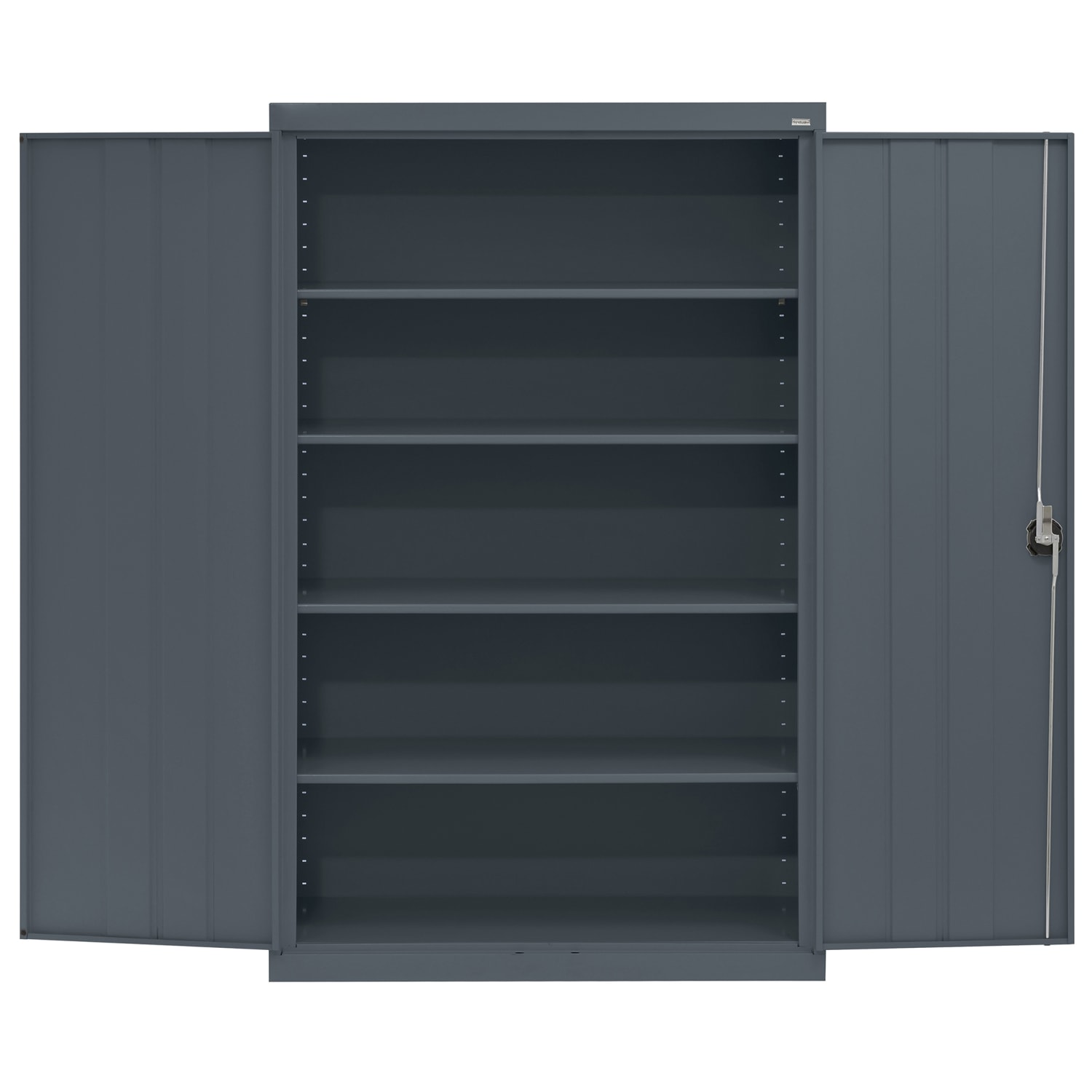 Sandusky Elite Series 46inW Heavy-Duty Assembled Storage Cabinet, Charcoal - Image 4