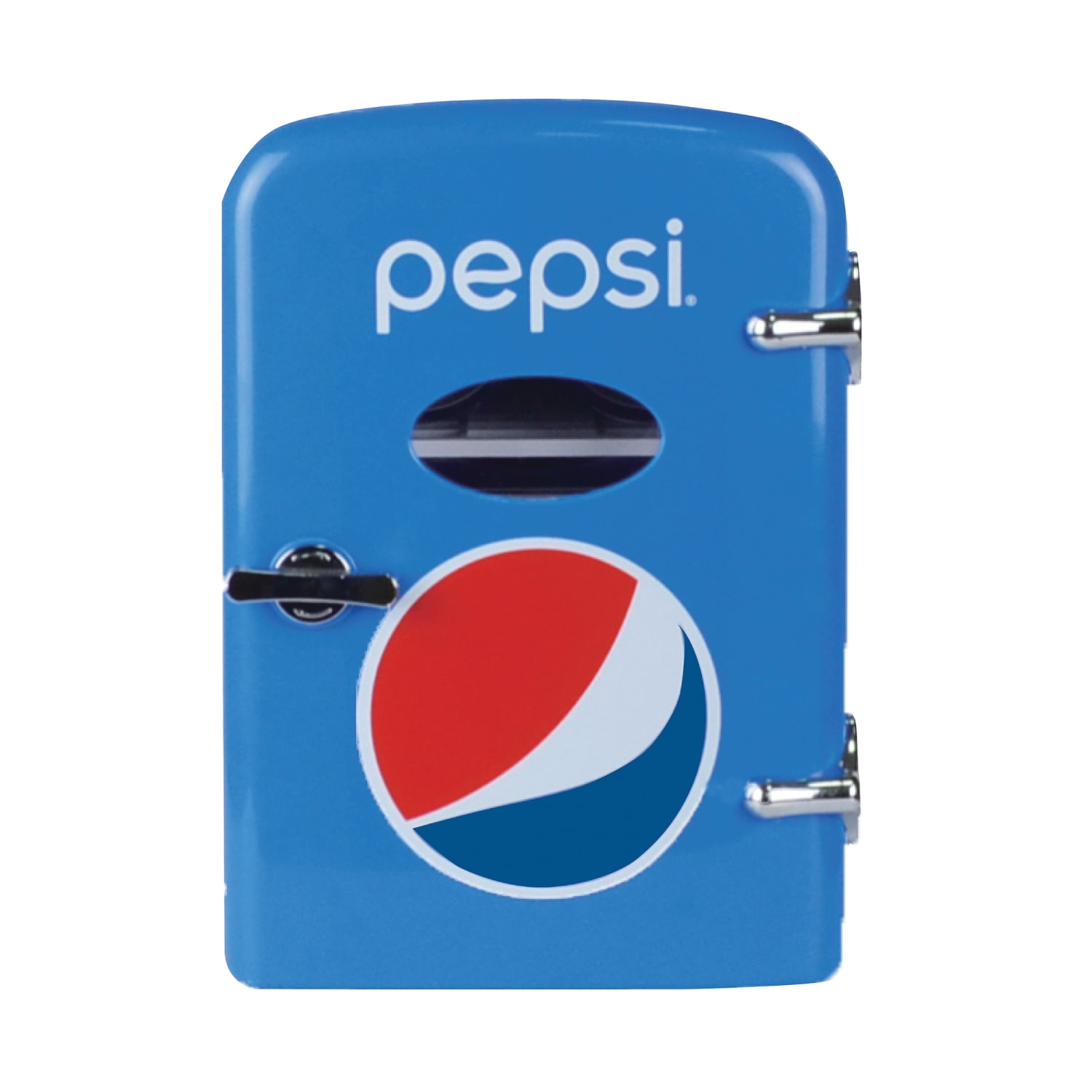 Pepsi 0.14 Cu Ft 6-Can Portable Mini Fridge, Blue - Image 4