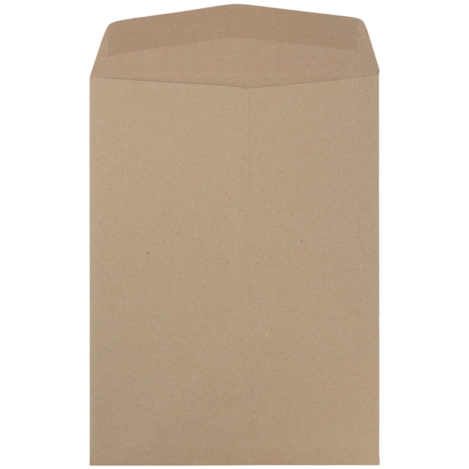 JAM Paper Open-End 10in x 13in Catalog Envelopes, Gummed Closure, 100% Recycled, Brown, Pack Of 10 - Image 3