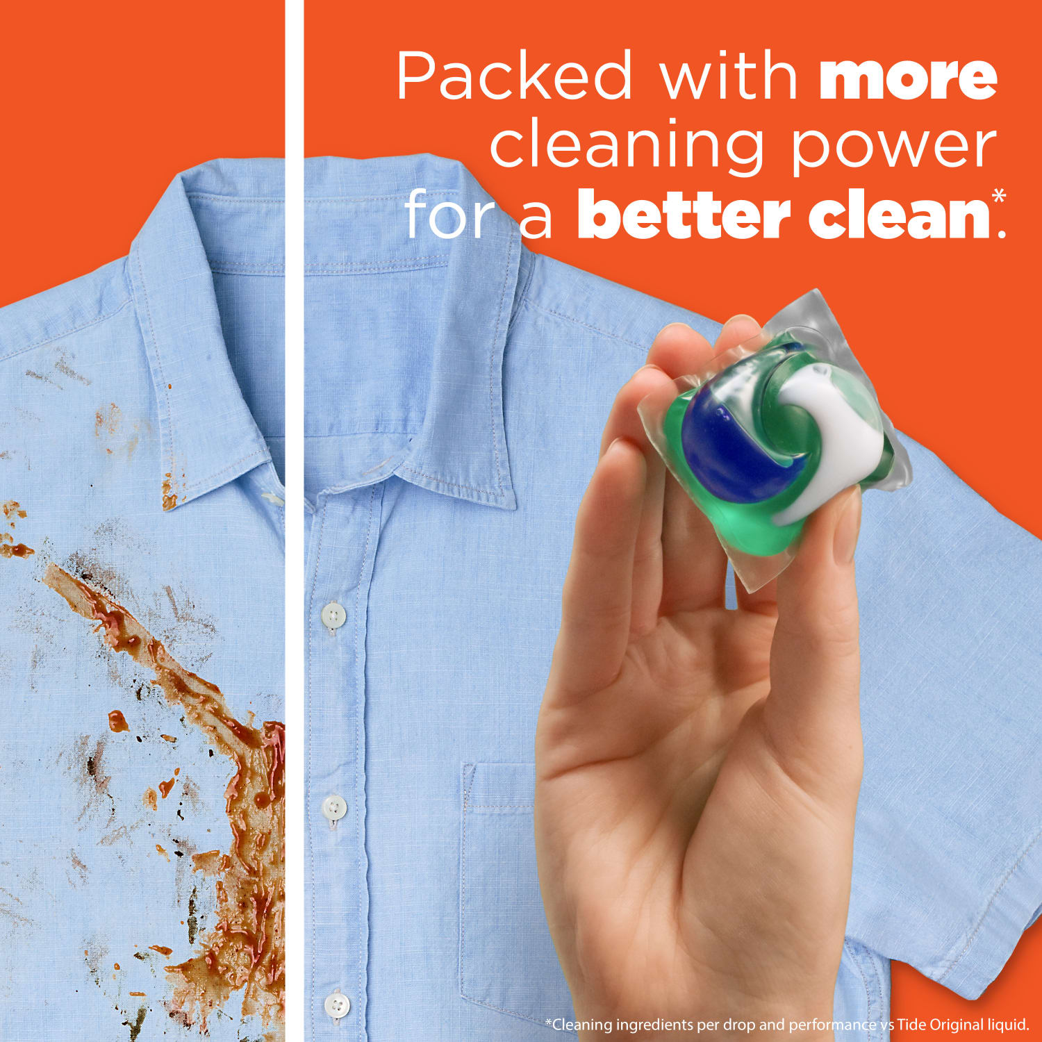 Tide PODS Liquid Laundry Detergent Soap Pacs, Spring Meadow Scent, 66 Oz, Container Of 76 Pacs - Image 6