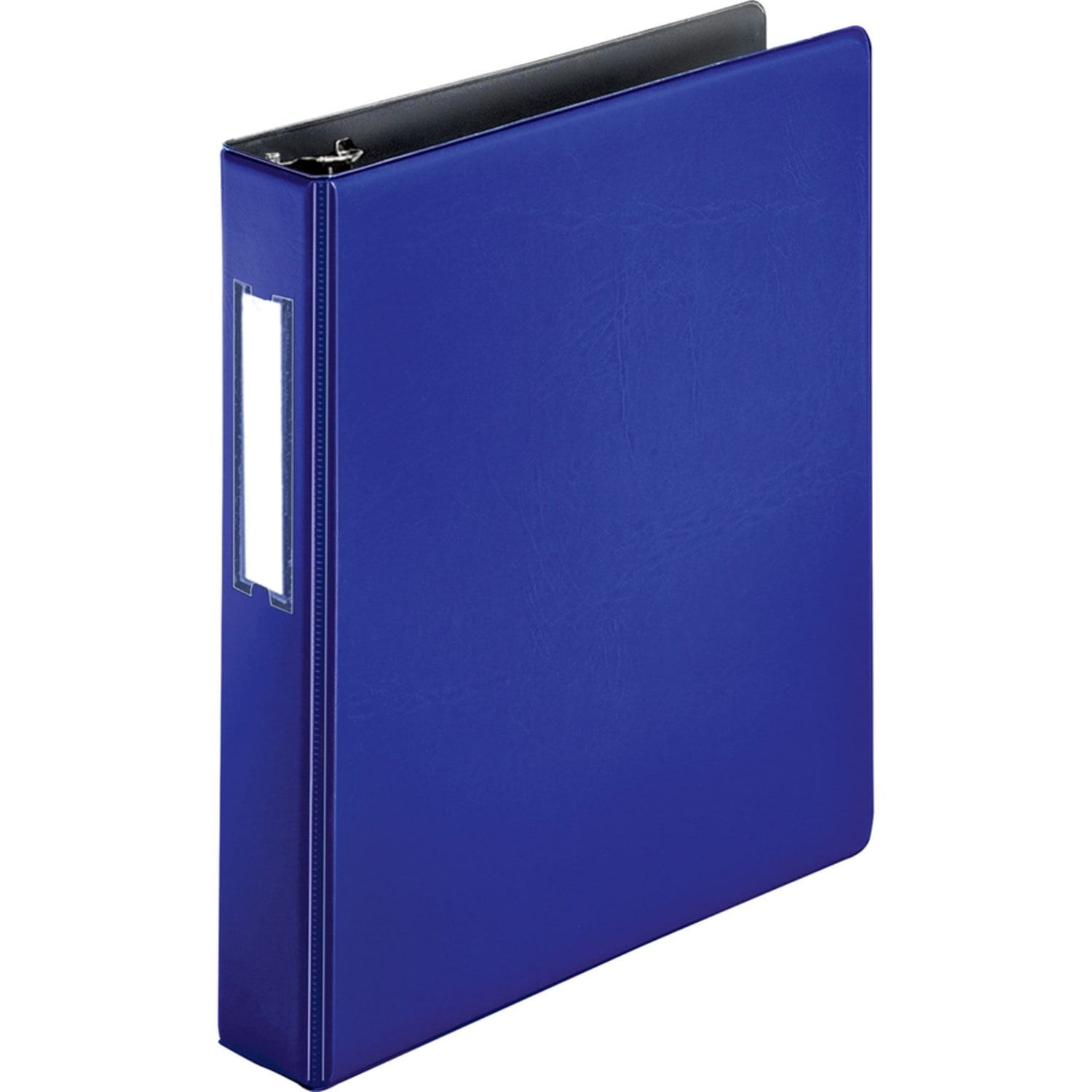 Business Source 1.5in D-Ring Binder, 1 1/2in Ring, Blue - Image 5