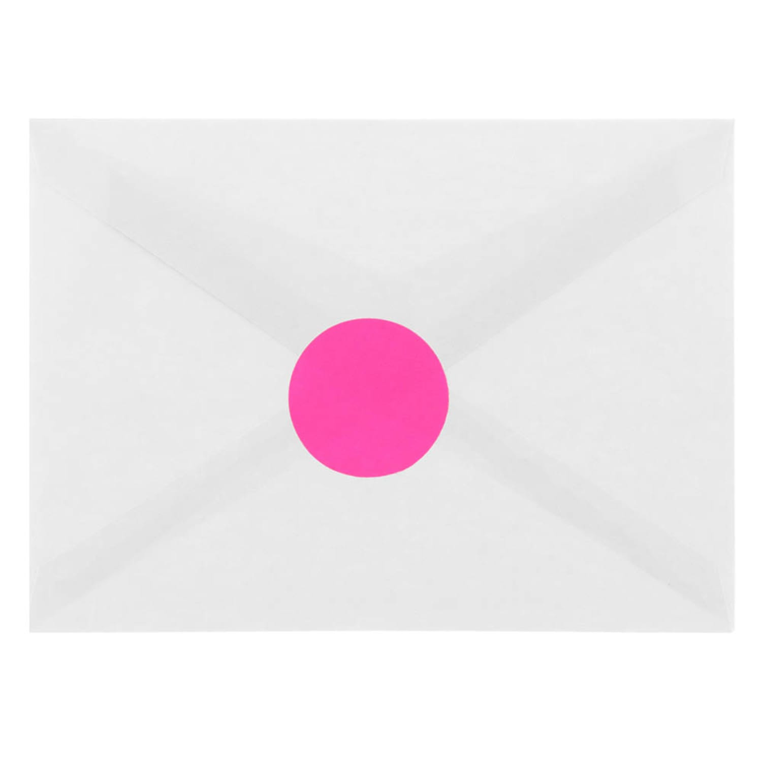 JAM Paper Circle Labels, 1-5/8in, Neon Pink, 24 Labels Per Sheet, Pack Of 5 Sheets - Image 6