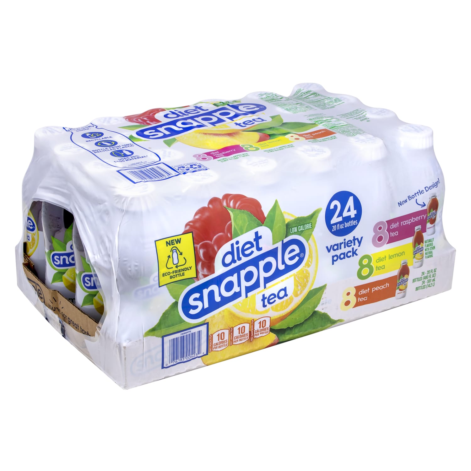 Snapple Diet Ice Tea, 20 Oz, Assorted Flavors, Pack Of 24 Bottles - Image 3