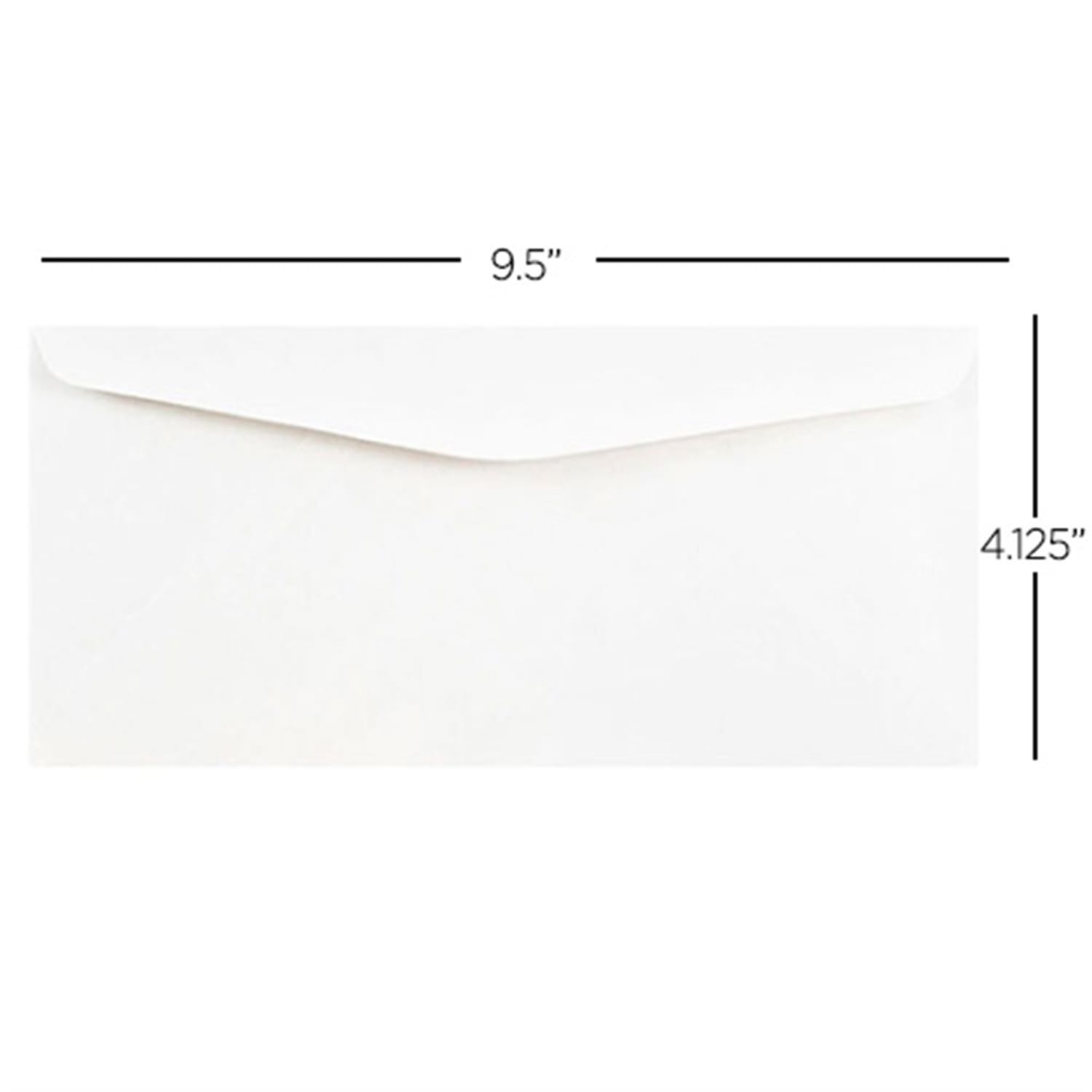 JAM PAPER #10 Business Commercial Envelopes, 4 1/8 x 9 1/2, White, Bulk 500/Box - Image 4