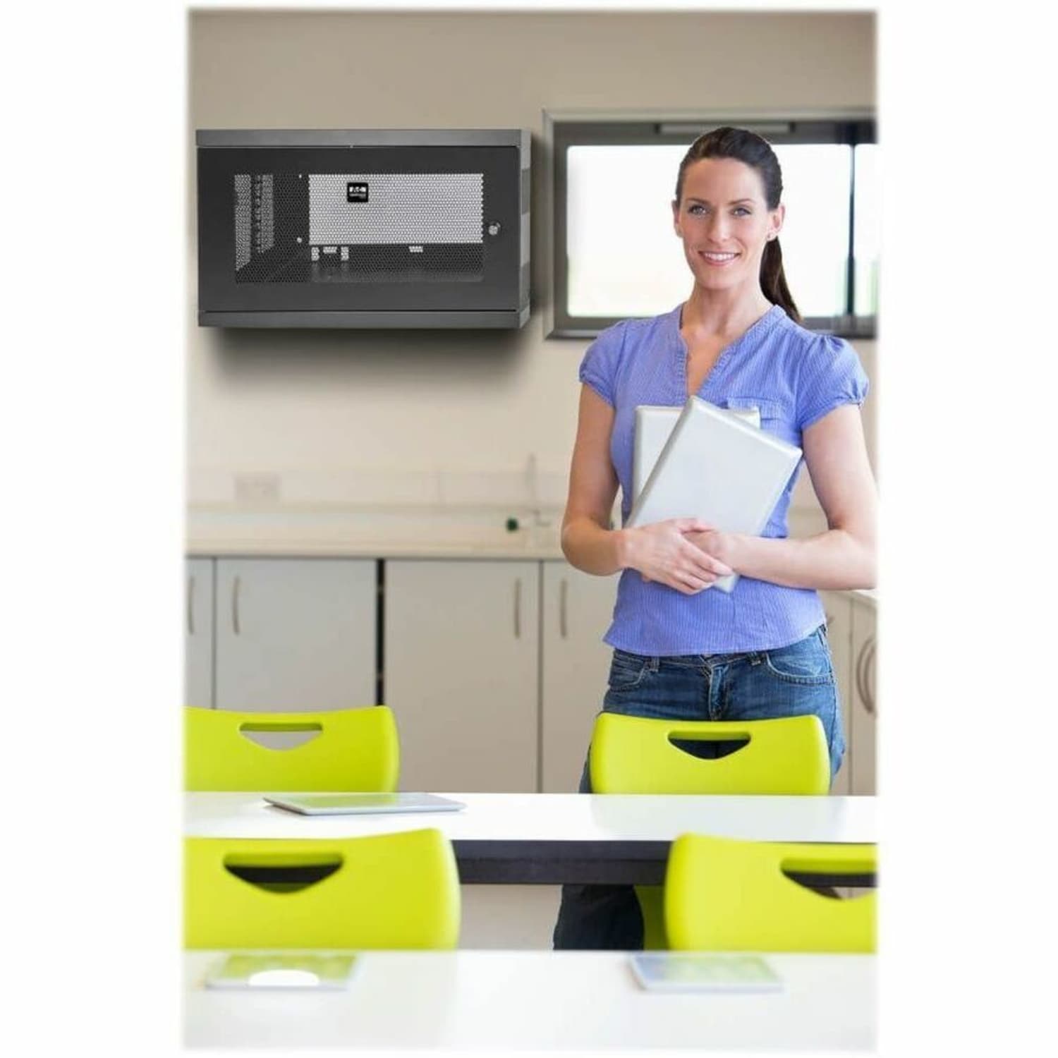 Tripp Lite SRW9U SmartRack 9U Wall Mount Rack Enclosure Cabinet - Image 5