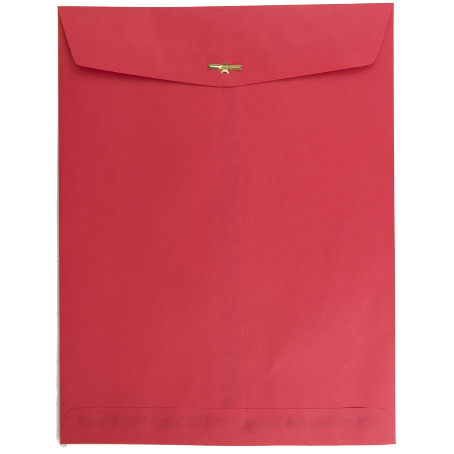 JAM Paper Open-End 10in x 13in Catalog Envelopes, Clasp Closure, 30% Recycled, Red, Pack Of 10 - Image 3