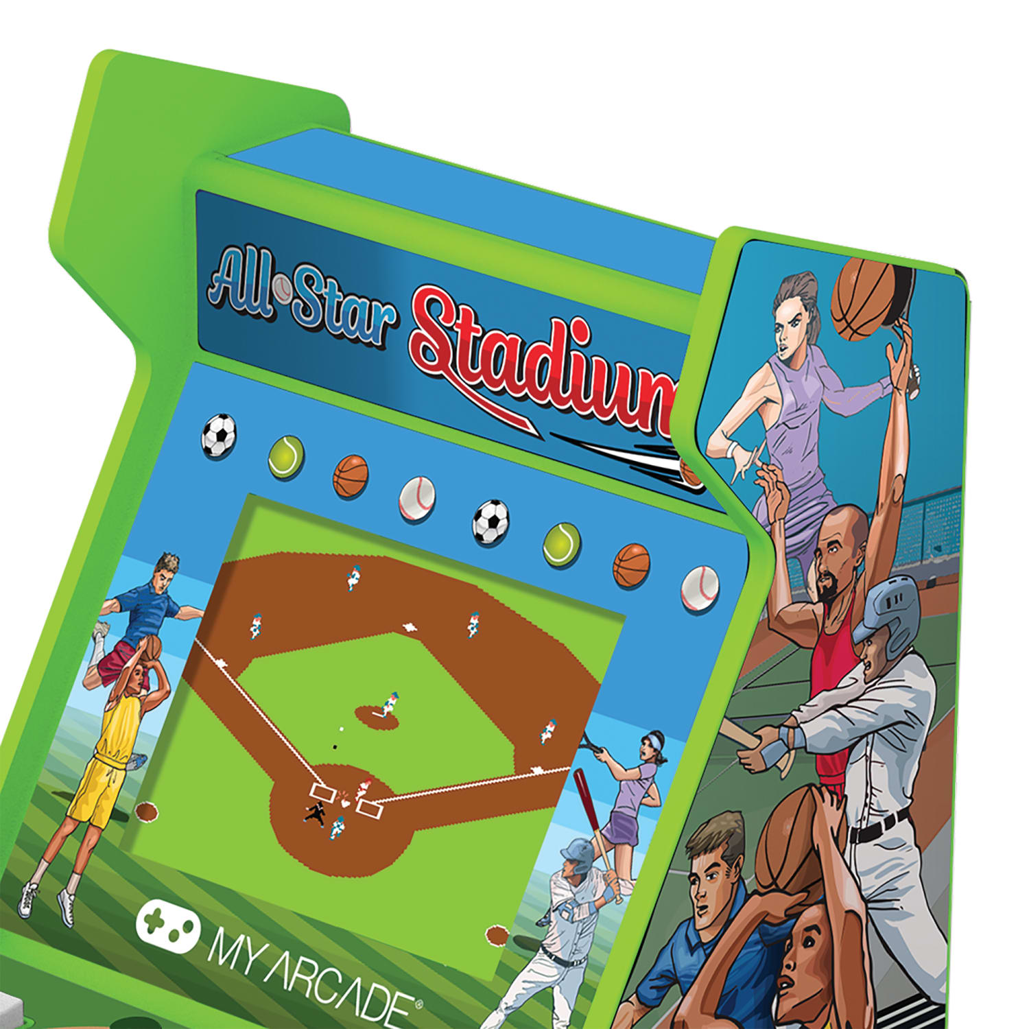 My Arcade All-Star Stadium Micro Player, Universal - Image 4