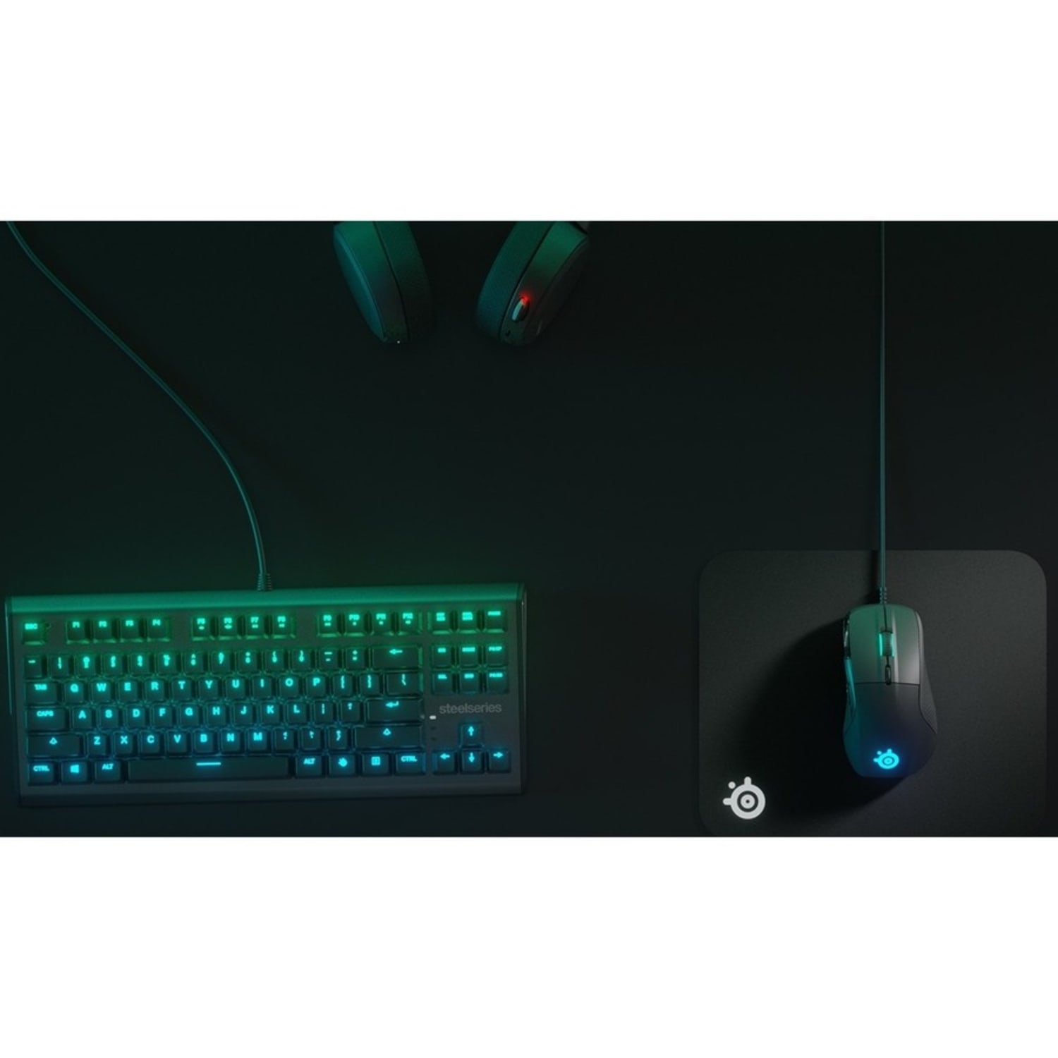 SteelSeries Cloth Gaming Mouse Pad, 0.24inH x 17.72inW x 15.75inD, Black Monochrome, Rubber, Fabric, Anti-slip - Image 4